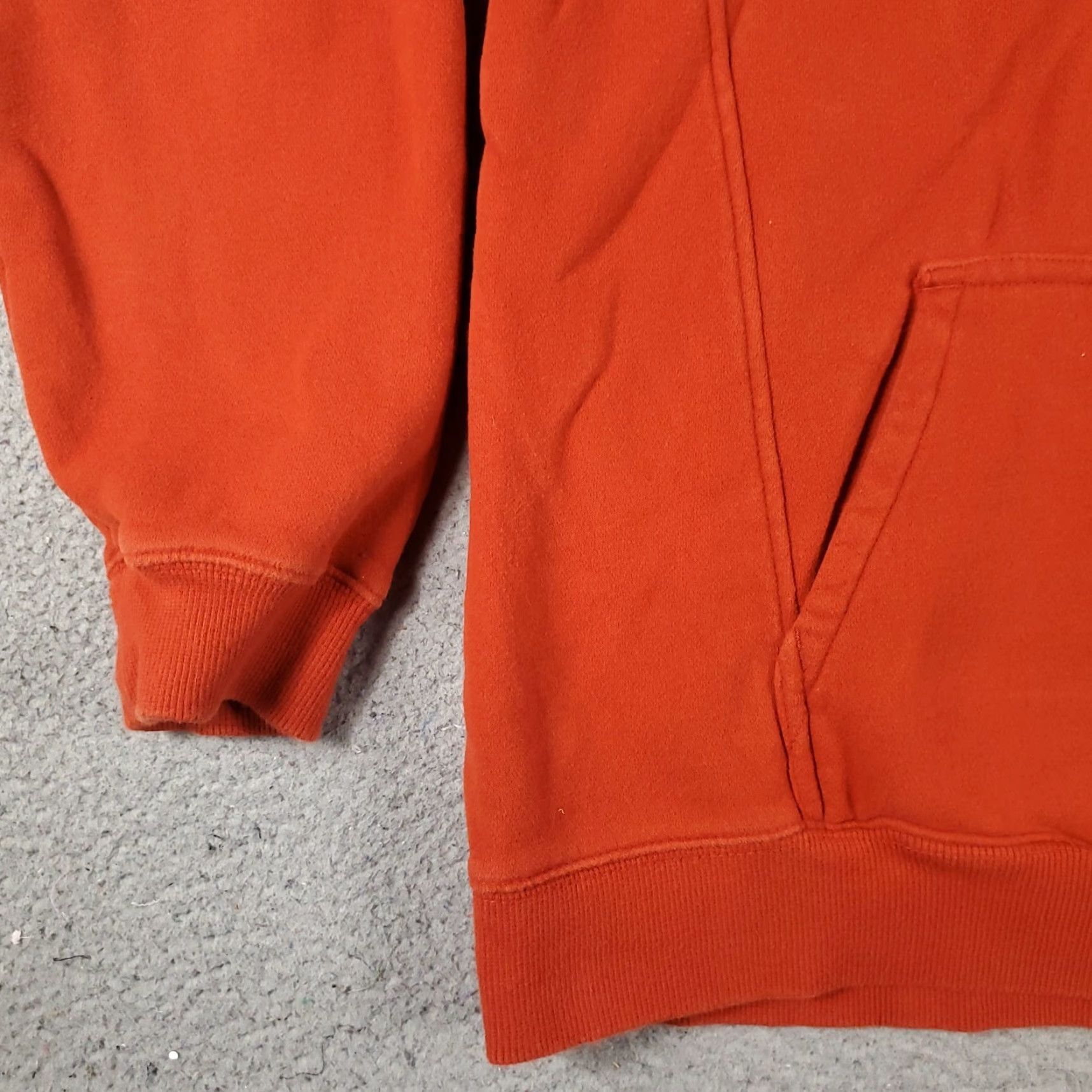 Vintage Columbia Hoodie Mens Medium Orange Pullover Sweatshirt Mock Neck Hooded Logo Pockets All Seasons Sports Outdoor Casual Turtle? Size US M / EU 48-50 / 2 - 3 Thumbnail