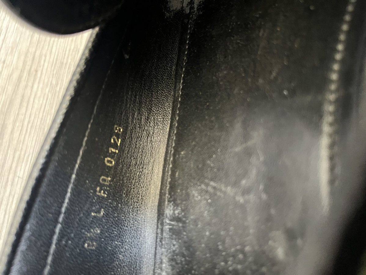 Louis Vuitton Louis Vuitton major black leather grained logo penny loafer Size US 9.5 / EU 42-43 - 11 Thumbnail