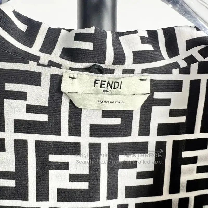 Fendi Fendi Multicolor Silk Dress Size M . Size M / US 6-8 / IT 42-44 - 6 Thumbnail