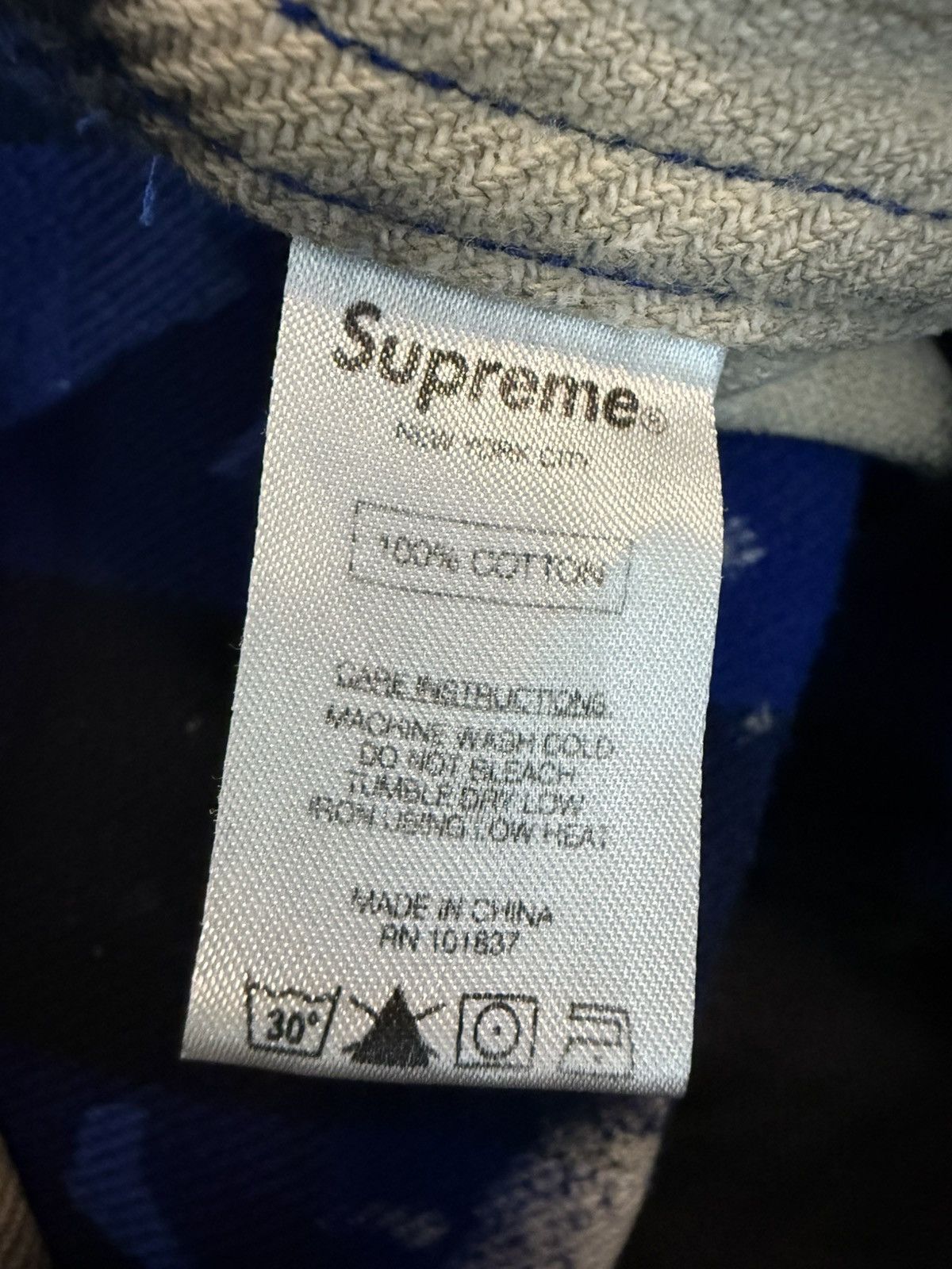 Supreme Supreme FW13 Bleached Buffalo Plaid Flannel Shirt Size US XL / EU 56 / 4 - 6 Thumbnail