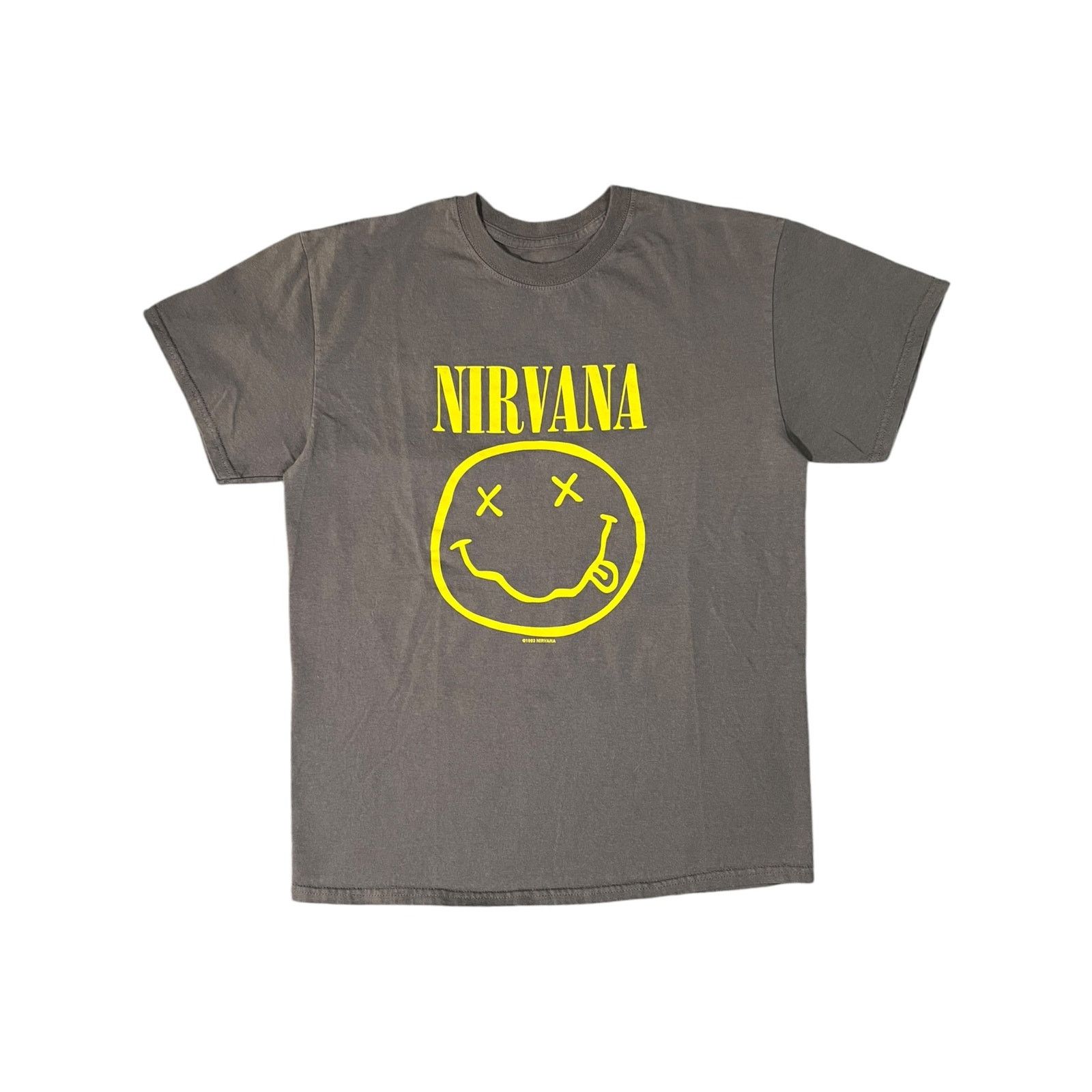 Band Tees × Nirvana × Vintage Vintage Y2K Nirvana Smiley Kurt Cobain band tee (M) Size US M / EU 48-50 / 2 - 1 Thumbnail