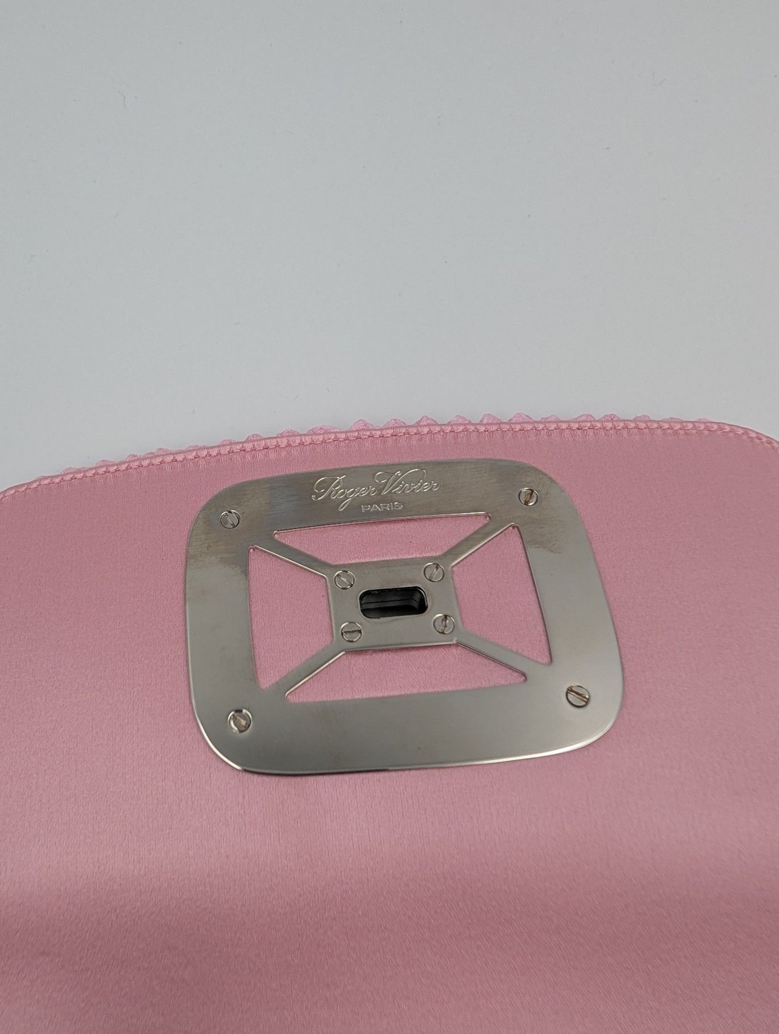 Roger Vivier Pink And Mint Viv Choc Mini Bag Size ONE SIZE - 8 Thumbnail