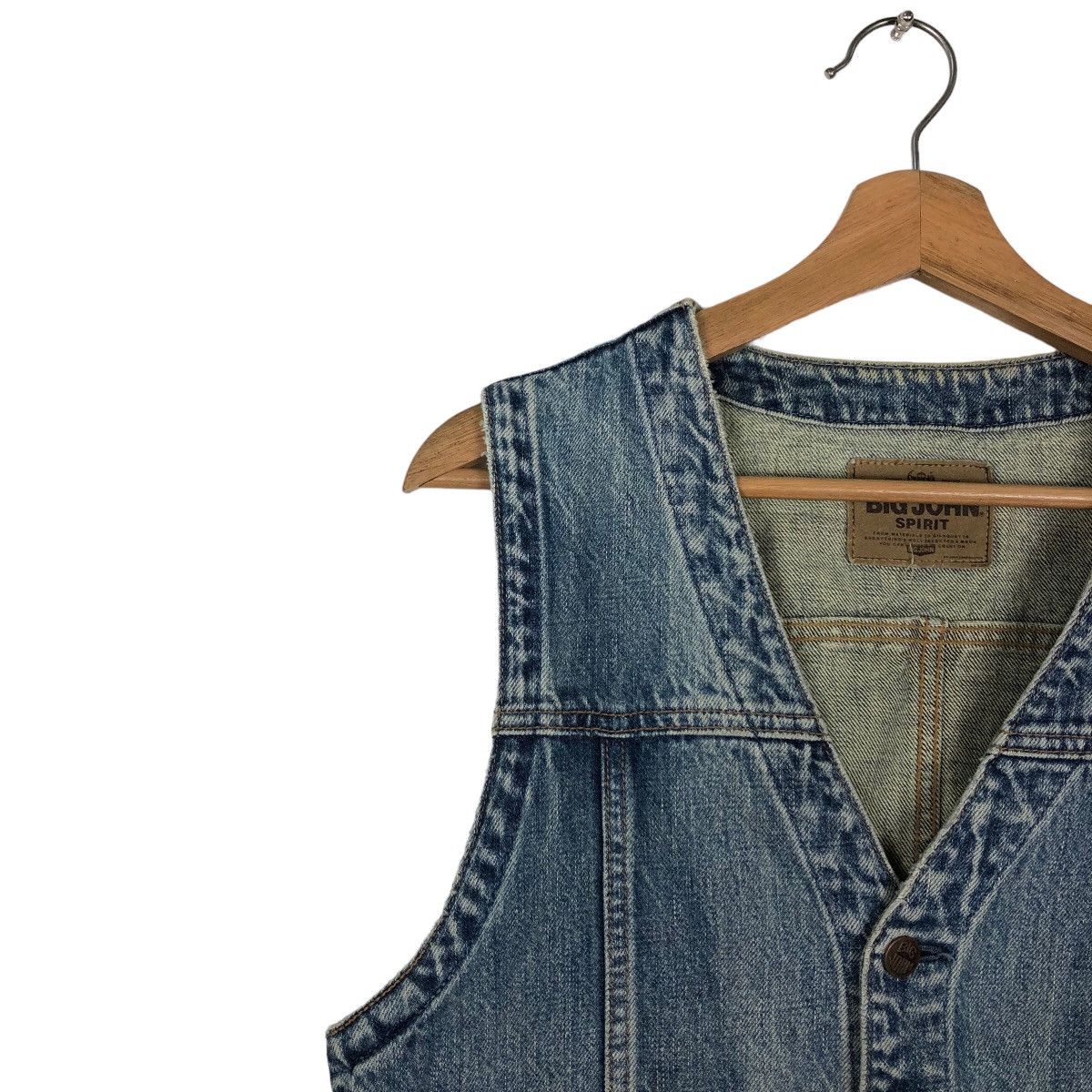 Japanese Brand 🔥90’s Big John USA Tank Top Denim Jeans Worker Size US M / EU 48-50 / 2 - 7 Thumbnail