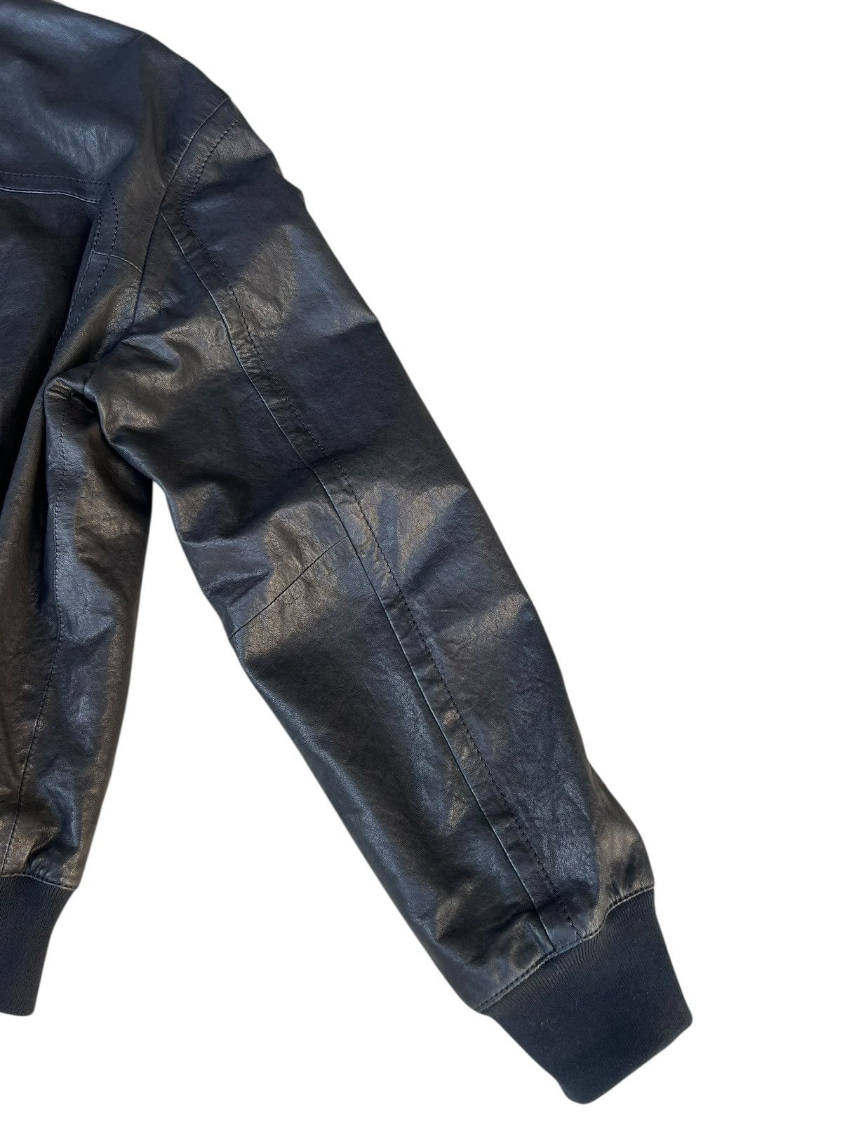 Hugo Boss Hugo Boss Italian Lamb Napa Leather Racer Jacket Size US M / EU 48-50 / 2 - 24 Thumbnail