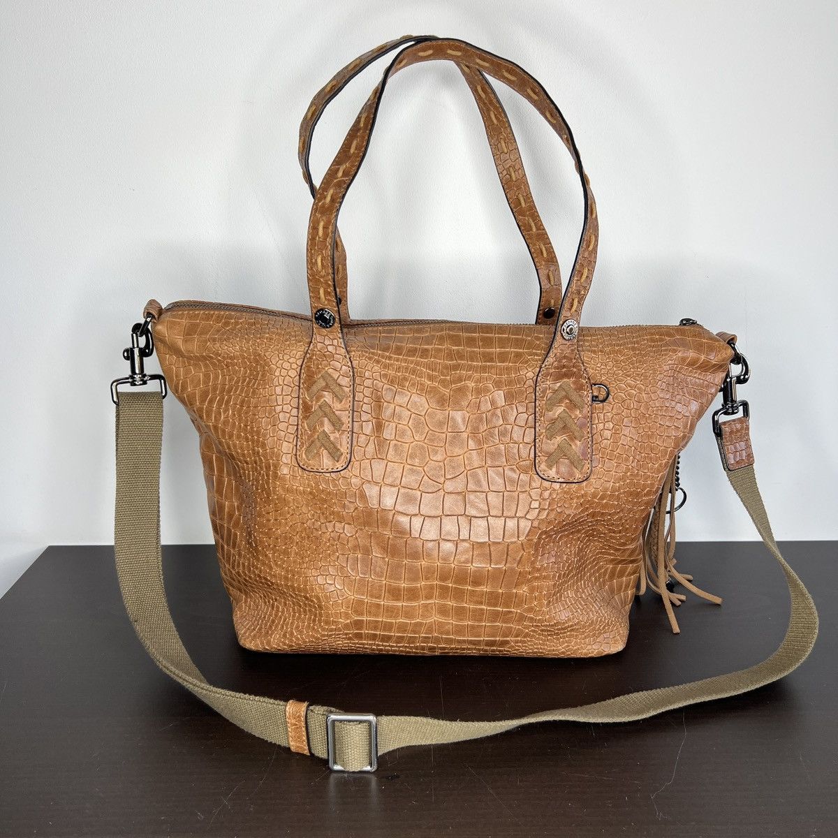 Vintage George Gina Lucy GGL Leather Brown Crossbody Bag Vintage Size ONE SIZE - 4 Thumbnail
