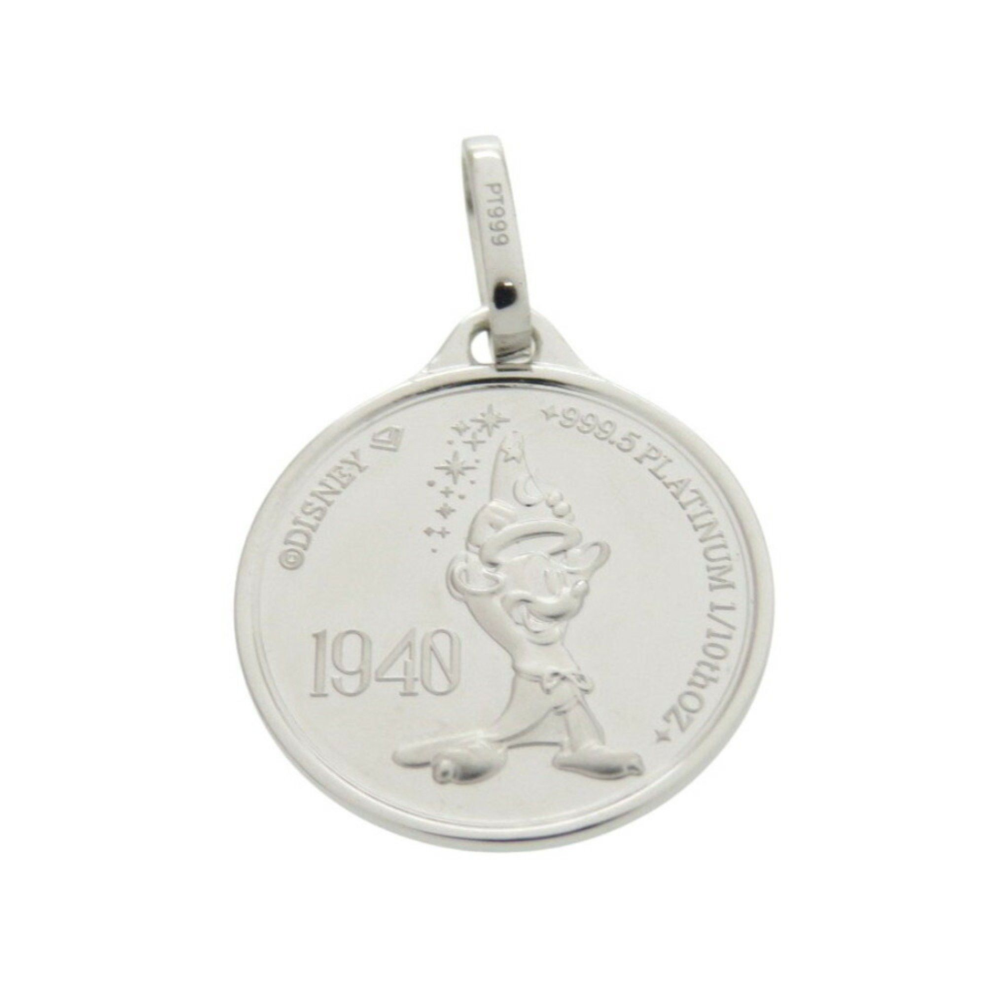 Disney The Walt Disney Company Unused Disney 1/10oz Fantasia Reversible Pt999 Pure Platinum Pendant 0602Disney Size ONE SIZE - 1 Thumbnail