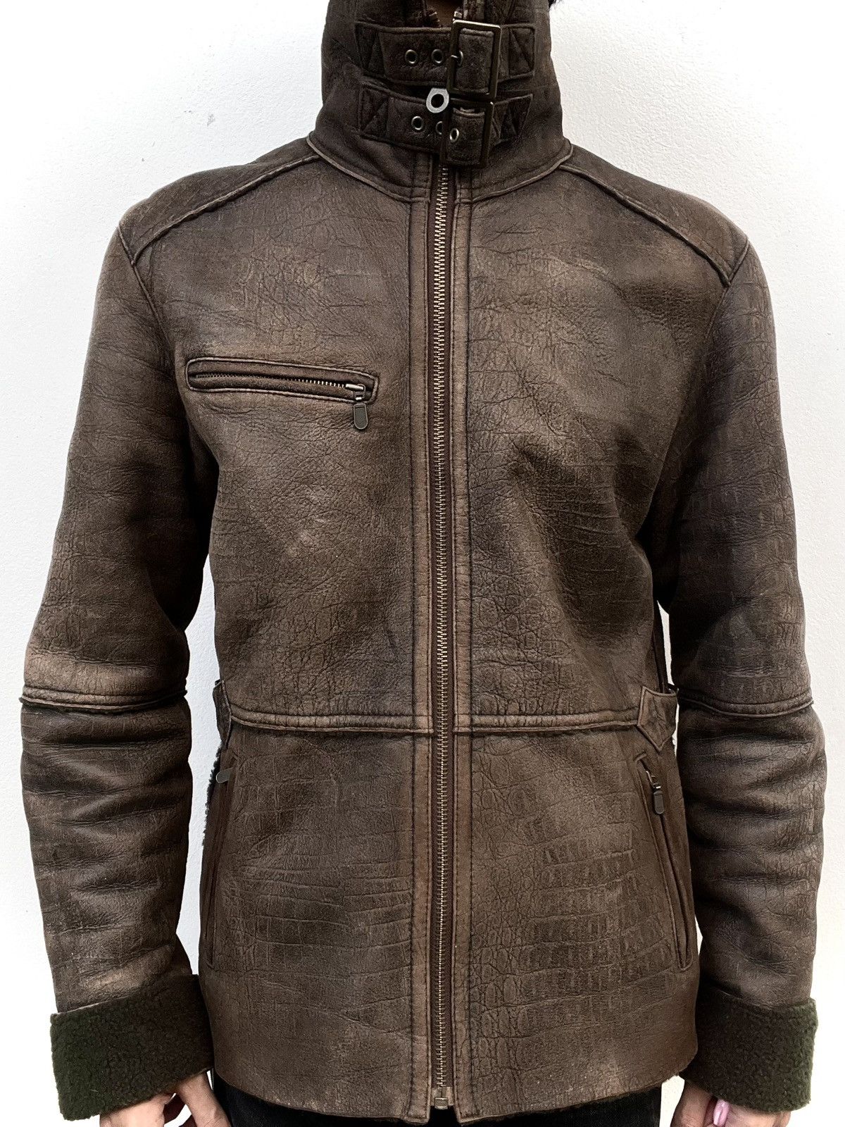 Tornado Mart 2000s Tornado Mart Brown Leather Jacket Size US L / EU 52-54 / 3 - 1 Thumbnail