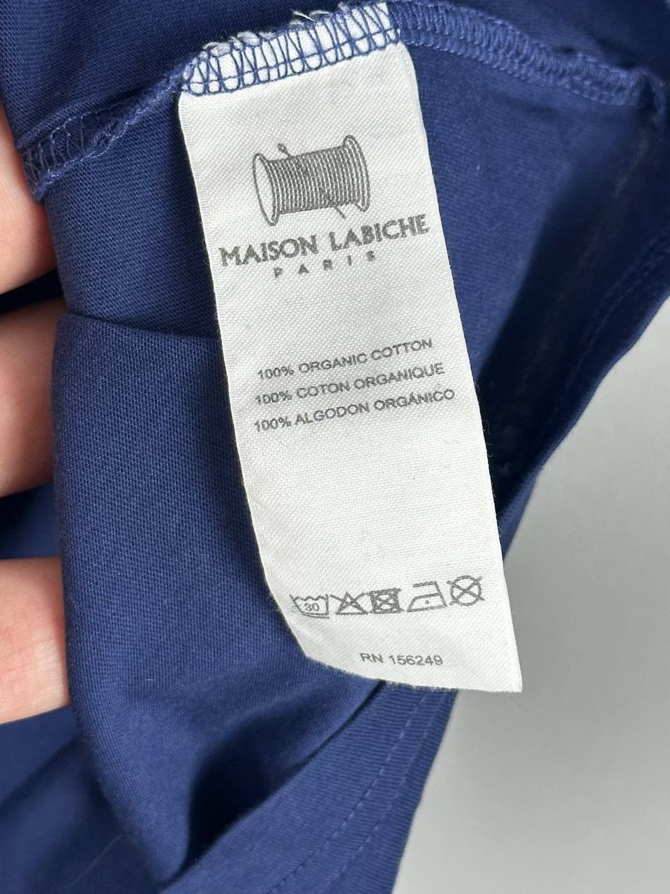 Maison Labiche Maison Labiche "Paris Calling" Embroidered t-shirt Size US L / EU 52-54 / 3 - 5 Thumbnail