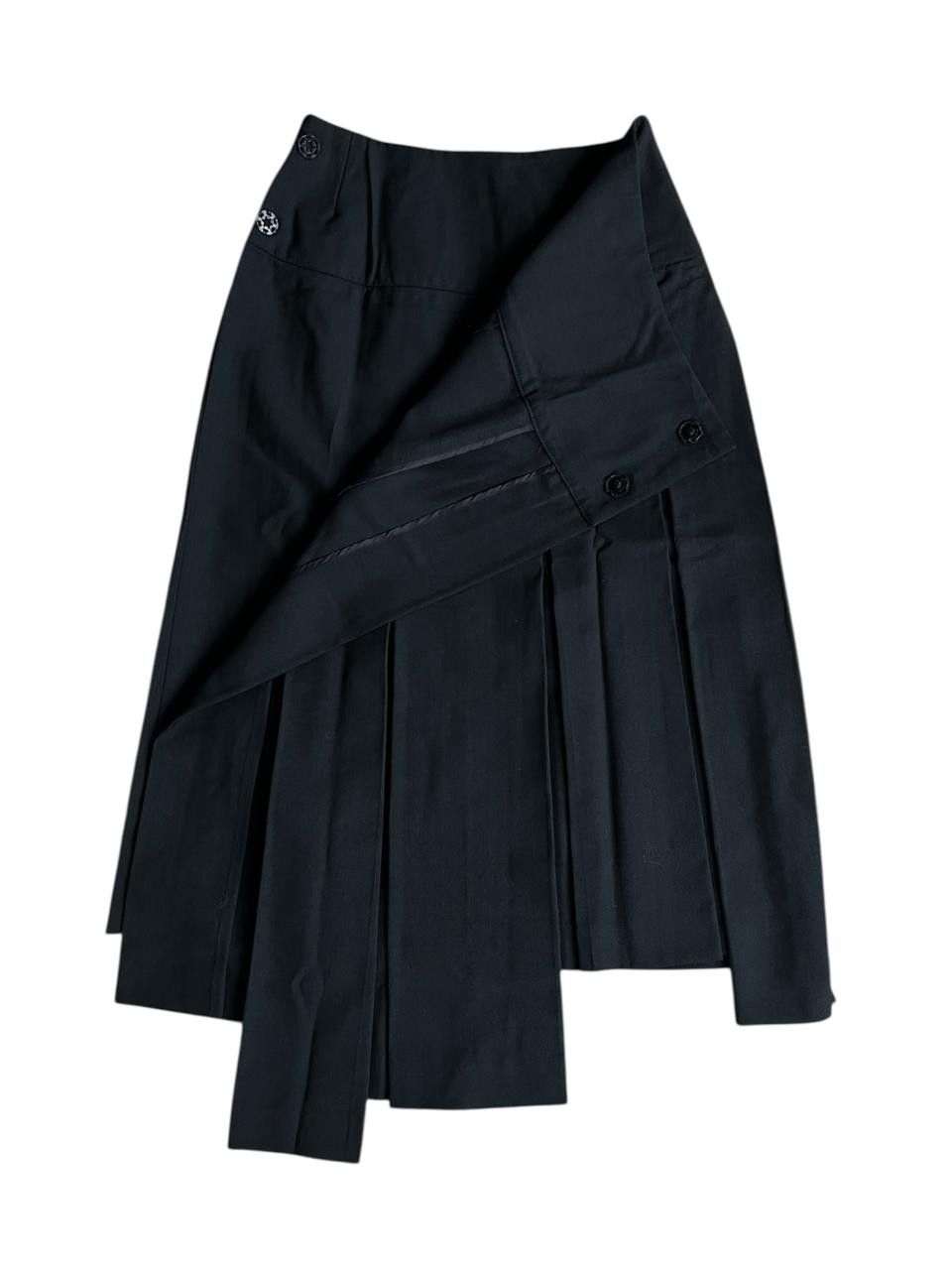 Yohji Yamamoto × Yuji Yamada Japanese Brand Yuji Yamada Pleated Skirt Size 26" / US 2 / IT 38 - 2 Thumbnail