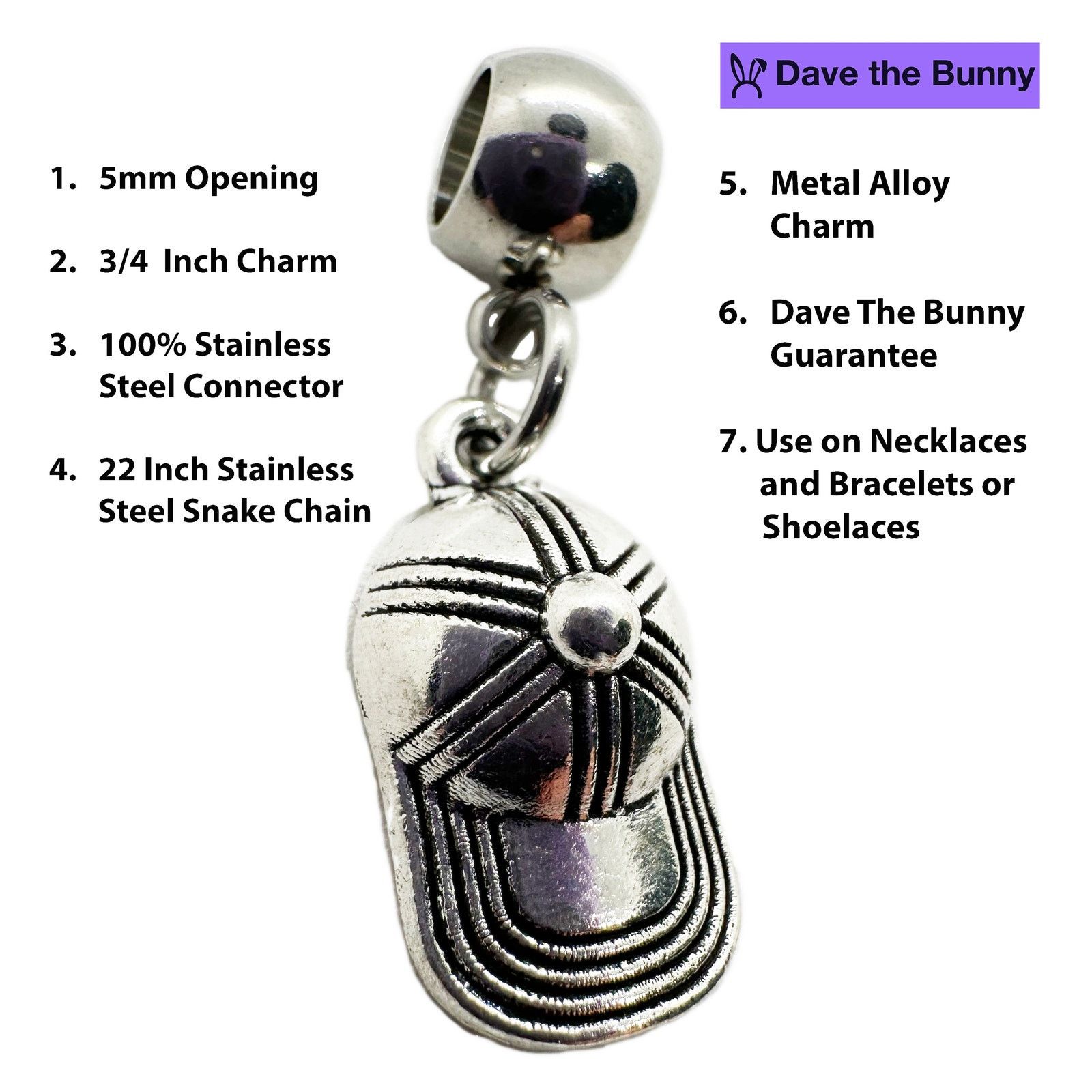& Other Stories Baseball Hat Necklace - Baseball Cap Necklace Size ONE SIZE - 2 Thumbnail