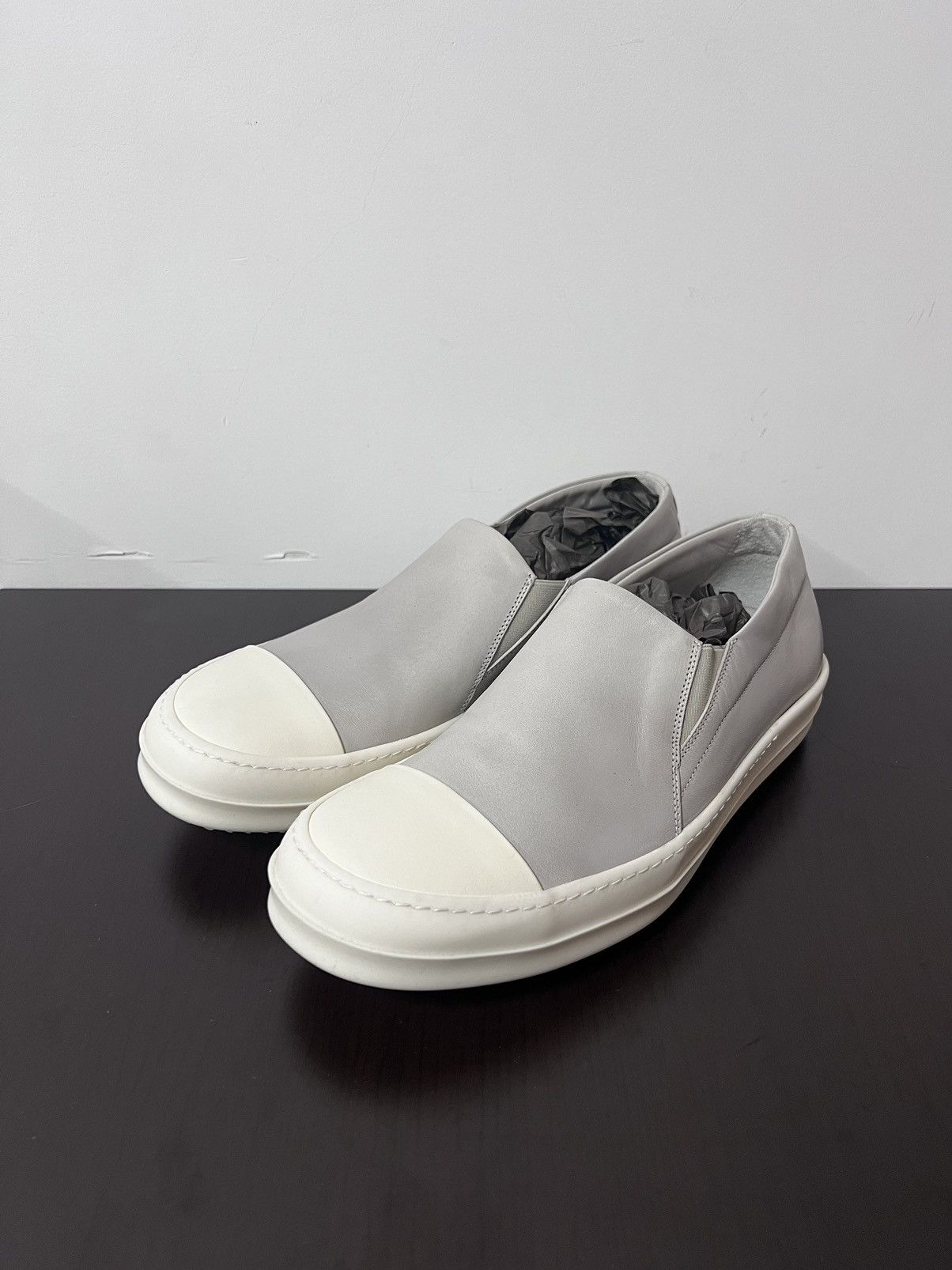 Rick Owens Rick owens slip on boat sneakers sz 41 | Grailed