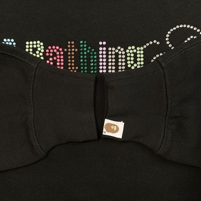 Bape BAPE LOGO RHINESTONE RELAXED FIT CREWNECK Sweat shirt APE Size US S / EU 44-46 / 1 - 7 Thumbnail