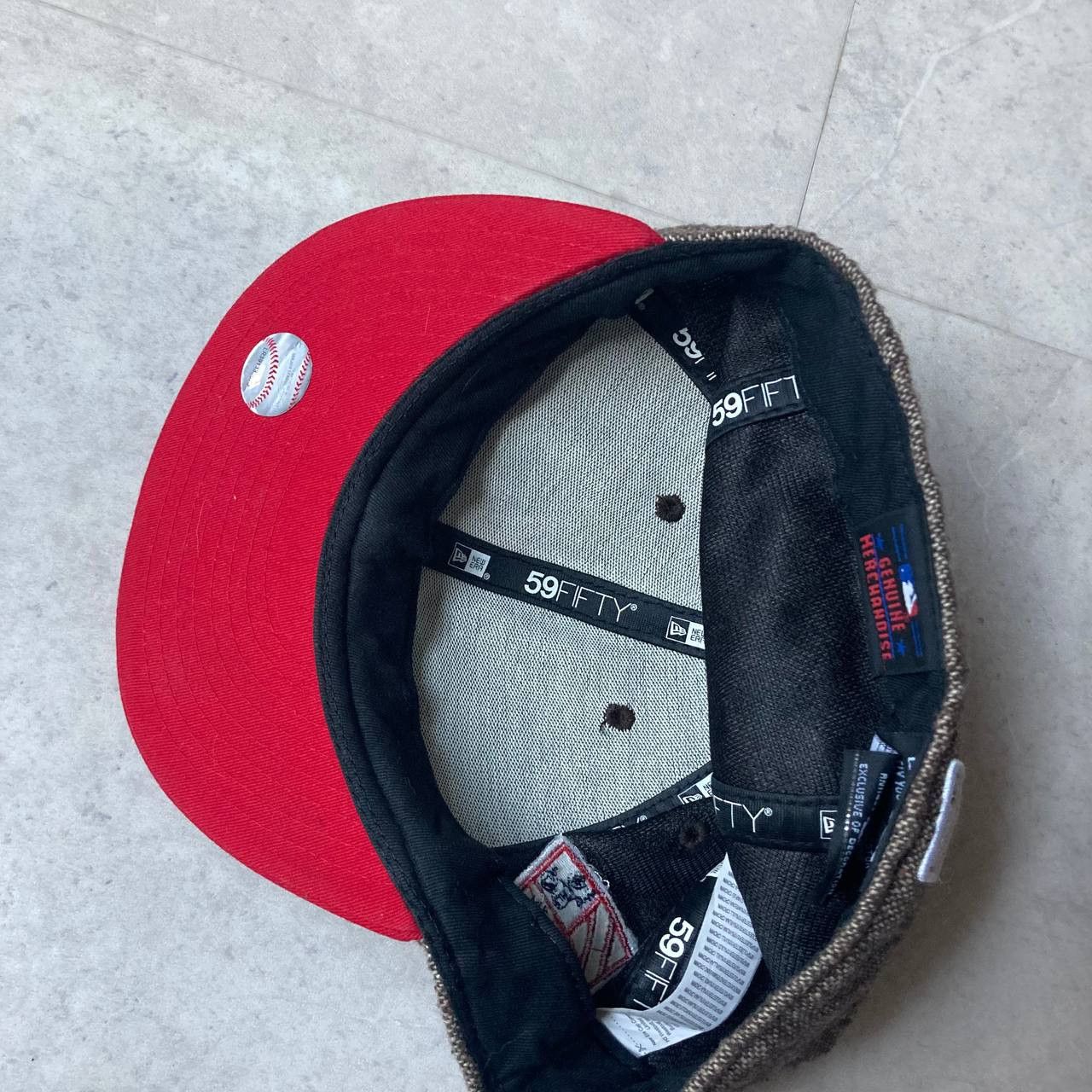New Era Atlanta Braves MLB Baseball New Era Fullcap Size 7 5/8 60 cm Size ONE SIZE - 6 Thumbnail