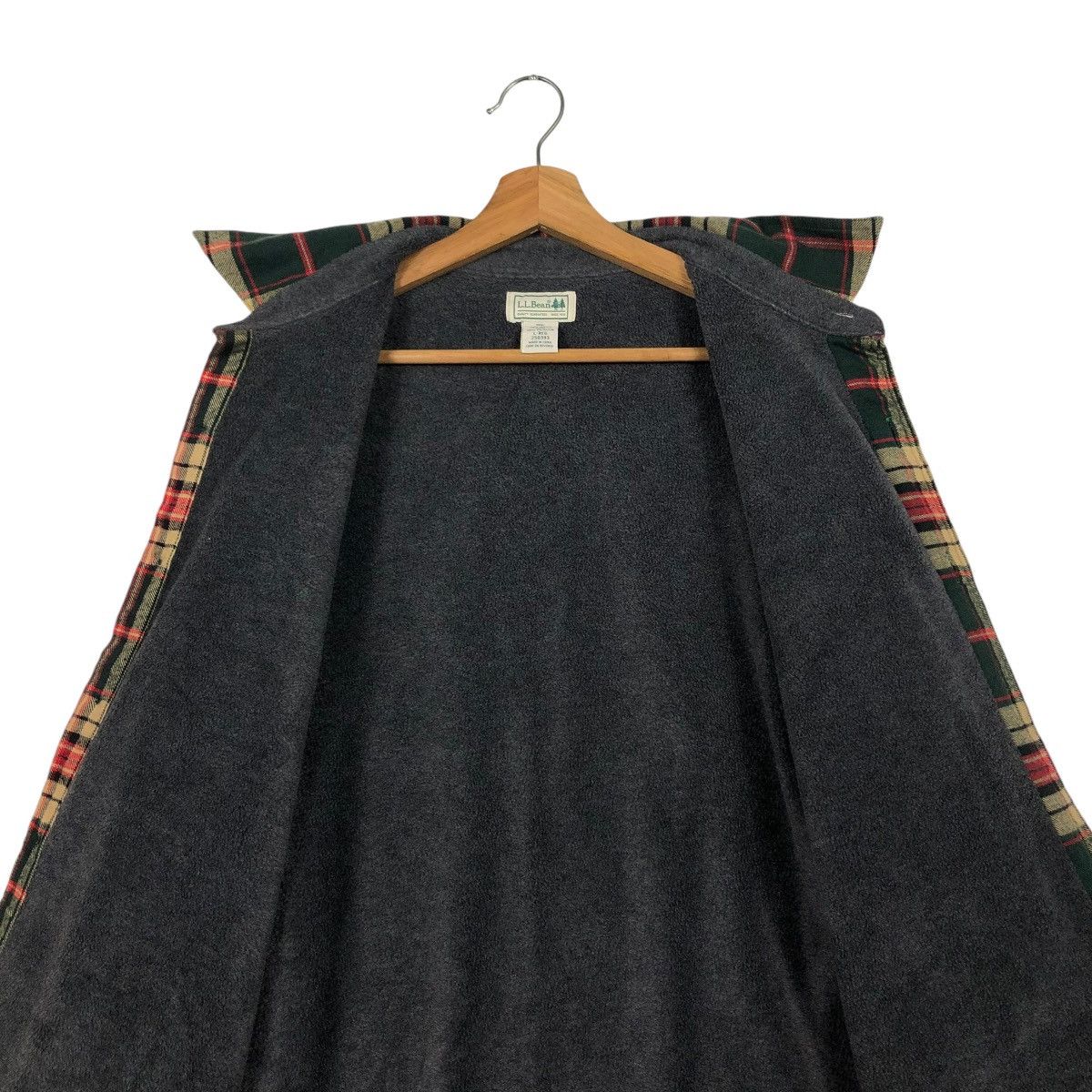 Japanese Brand 🔥VINTAGE FLANNEL SHIRT JACKET L.L.BEAN CHORE TARTAN DESIGN Size US L / EU 52-54 / 3 - 16 Thumbnail