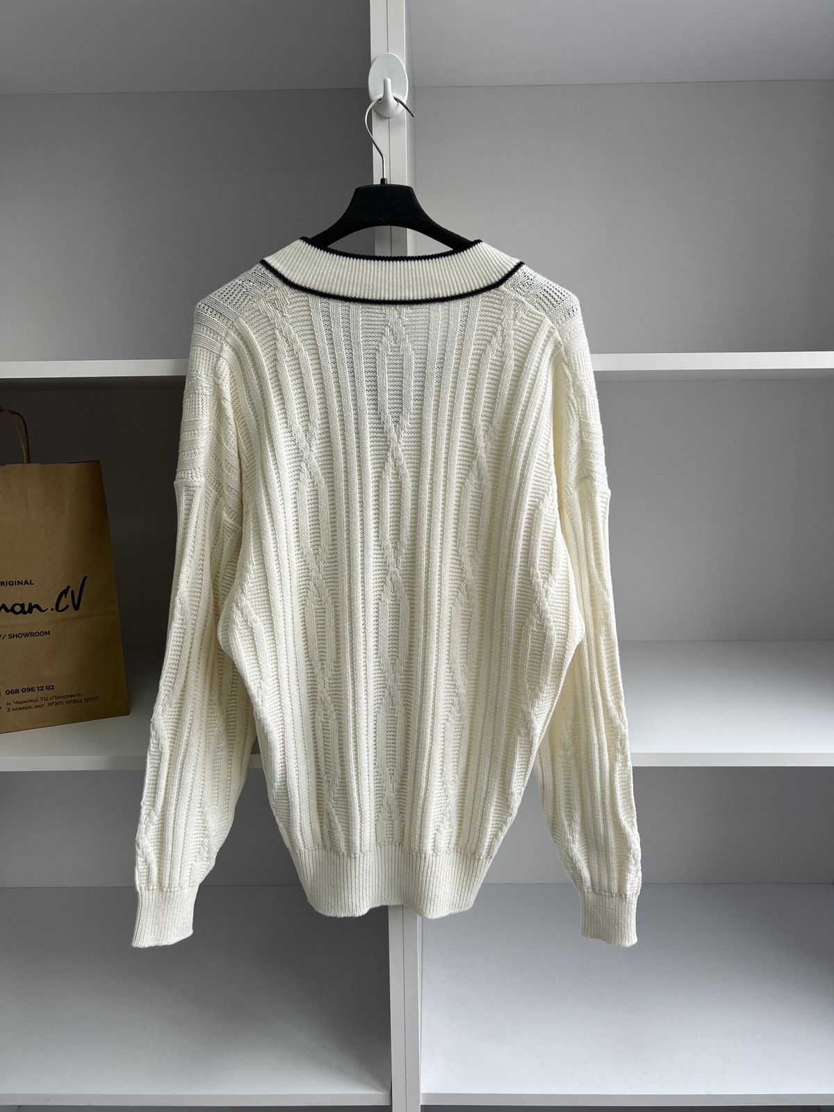 Adidas × Vintage Vintage Adidas Knitted Wool 90s Sweater Size US L / EU 52-54 / 3 - 12 Thumbnail