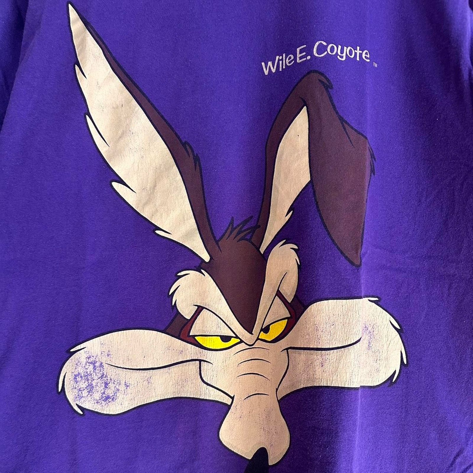 Cartoon Network × Vintage Vintage 1993 Wile E. Coyote Looney Tunes Shirt Size US L / EU 52-54 / 3 - 3 Thumbnail