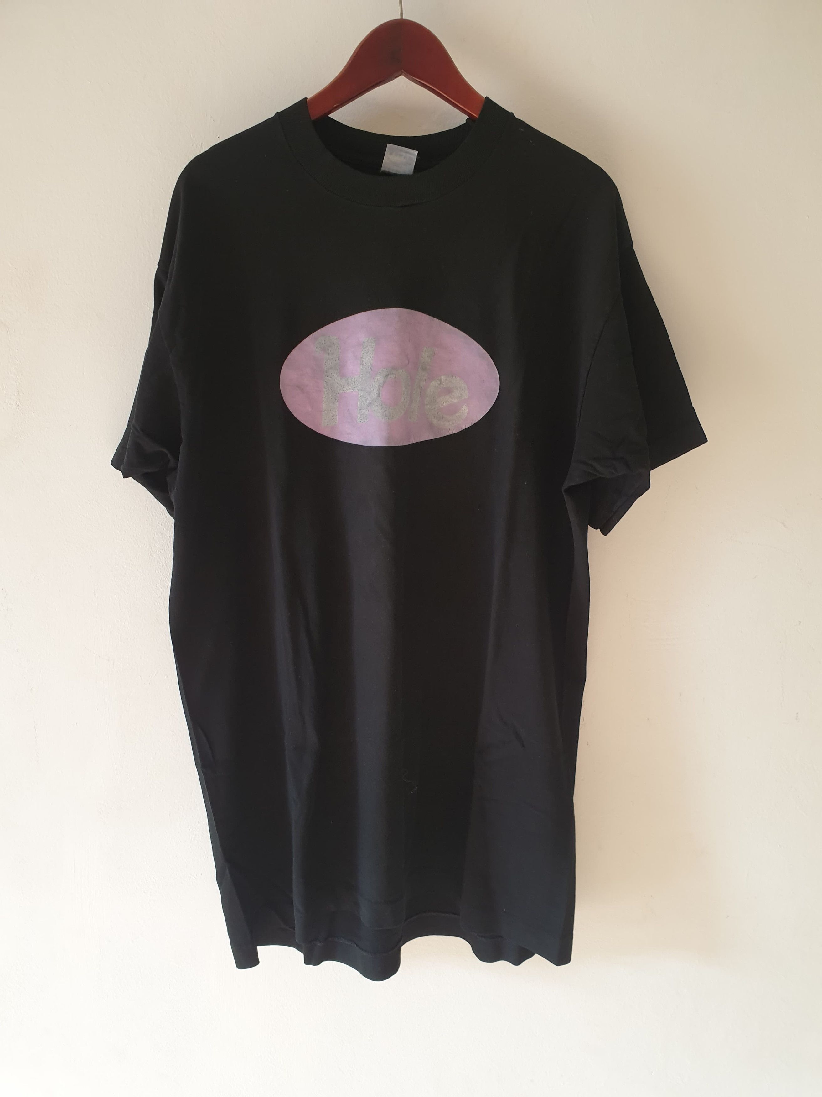 Band Tees Vtg Hole 90s Black Tees Size US XL / EU 56 / 4 - 2 Thumbnail