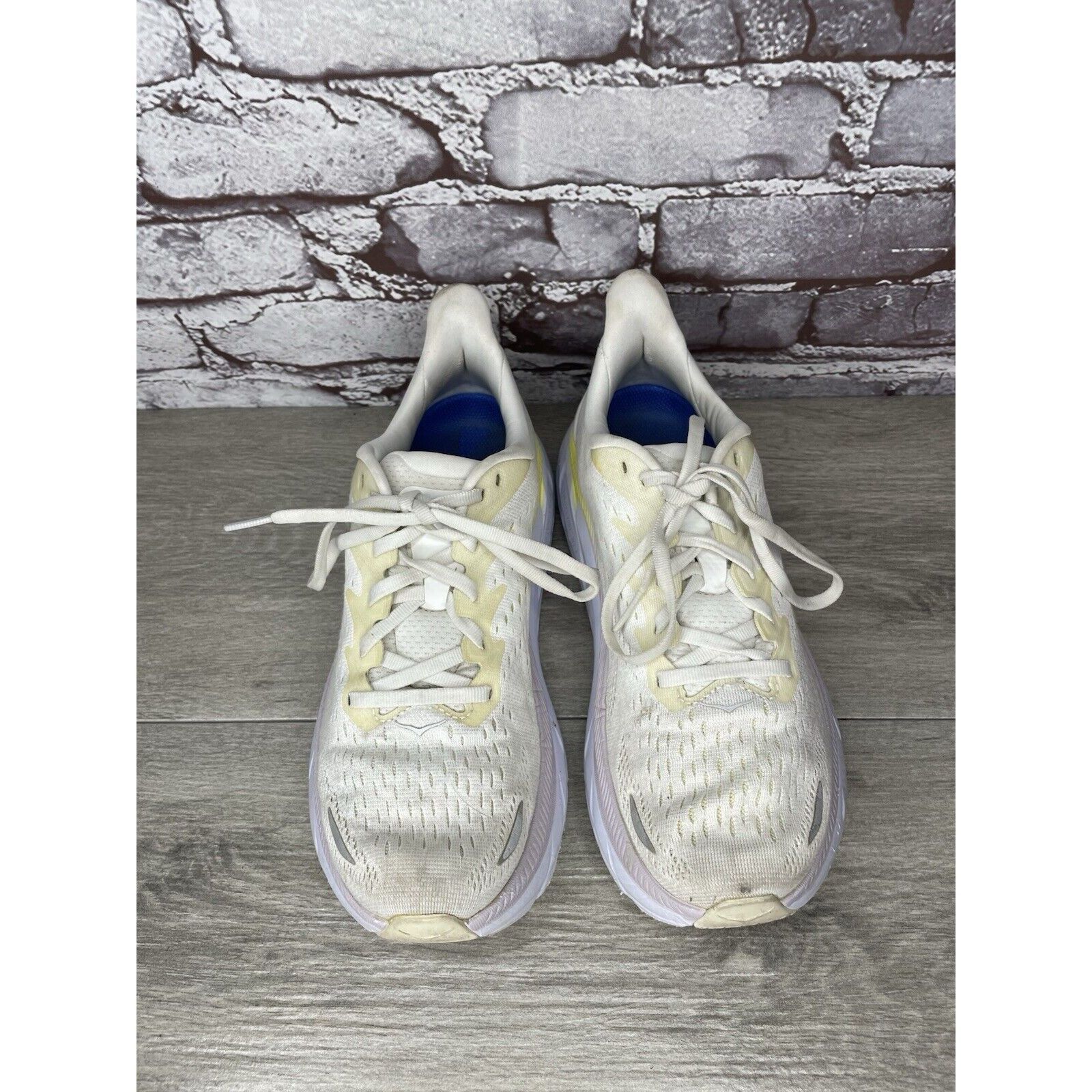 Hoka Hoka One One Clifton 8 1119394 BDBBW White Yellow Running Sn Size US 8 / IT 38 - 2 Thumbnail
