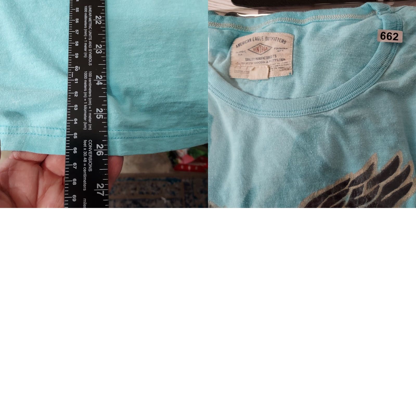 American Eagle Outfitters American Eagle Mens XL Crew Neck T-Shirt Athletic Fit Short Sleeves BLUE Size US XL / EU 56 / 4 - 9 Thumbnail