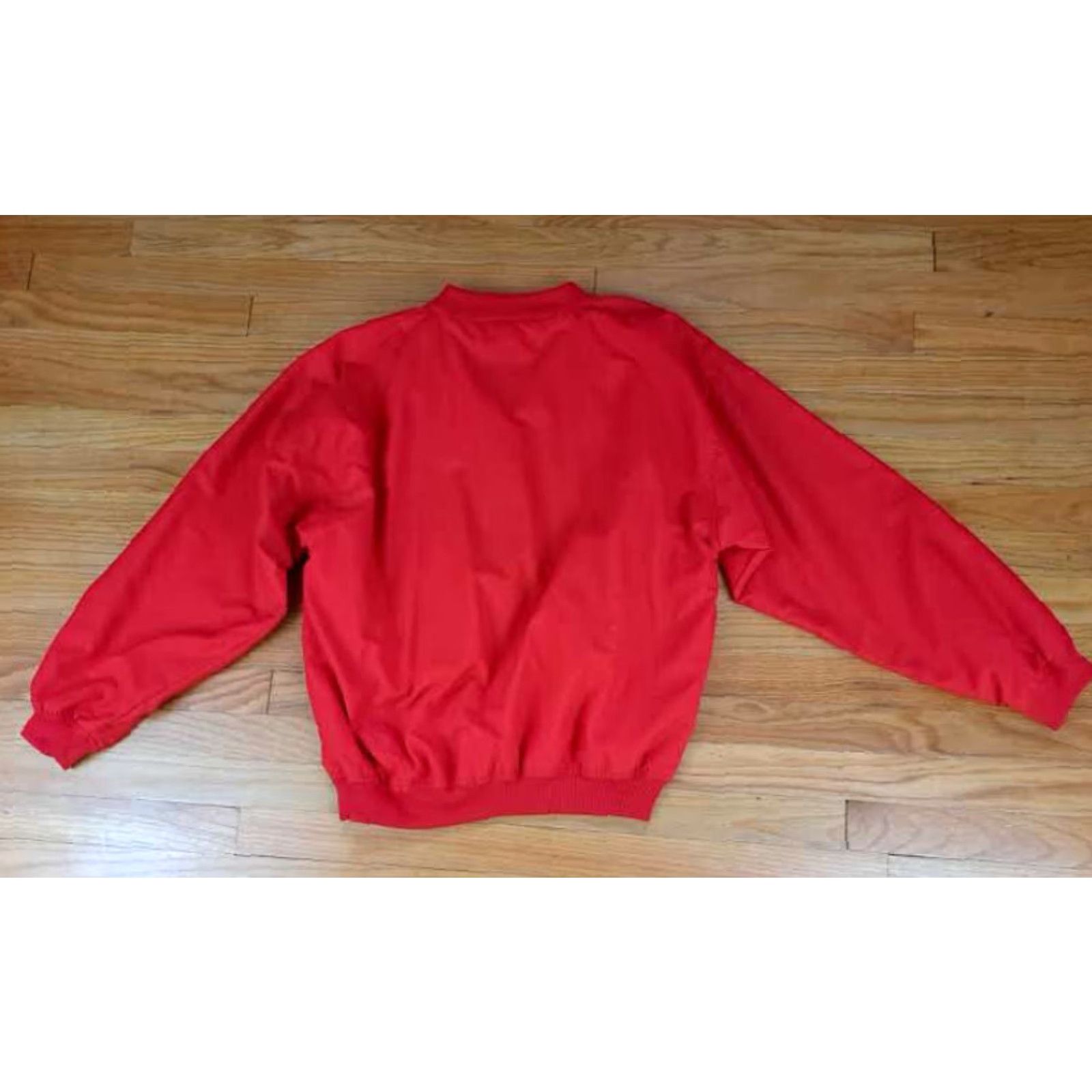 Logo Athletic VINTAGE Detroit Red Wings 1998 Stanley Cup Champs Nylon Warm-Up Jacket M Red Windbreaker Unisex Adults Size US M / EU 48-50 / 2 - 7 Thumbnail