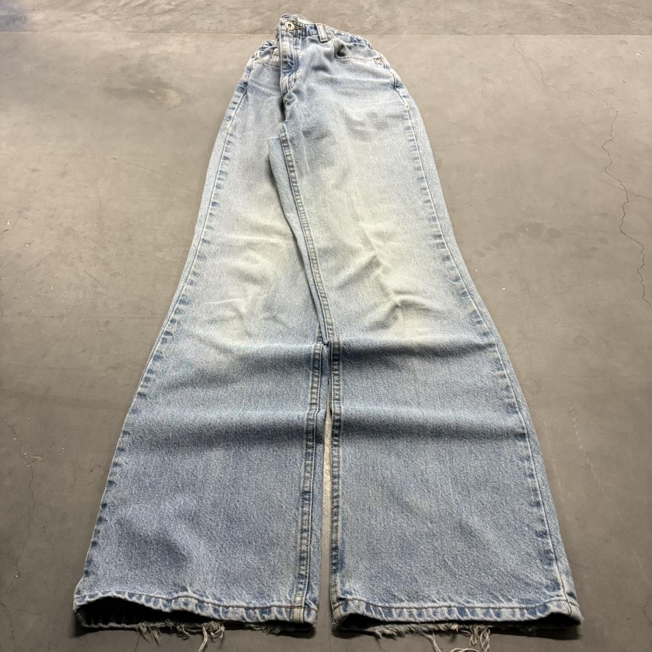 Vintage Crazy Vintage Y2K/2000s Baggy Flare Bootcut Light Blue Wash Skater Streetwear Style Denim Jeans! Size US 28 / EU 44 - 1 Thumbnail