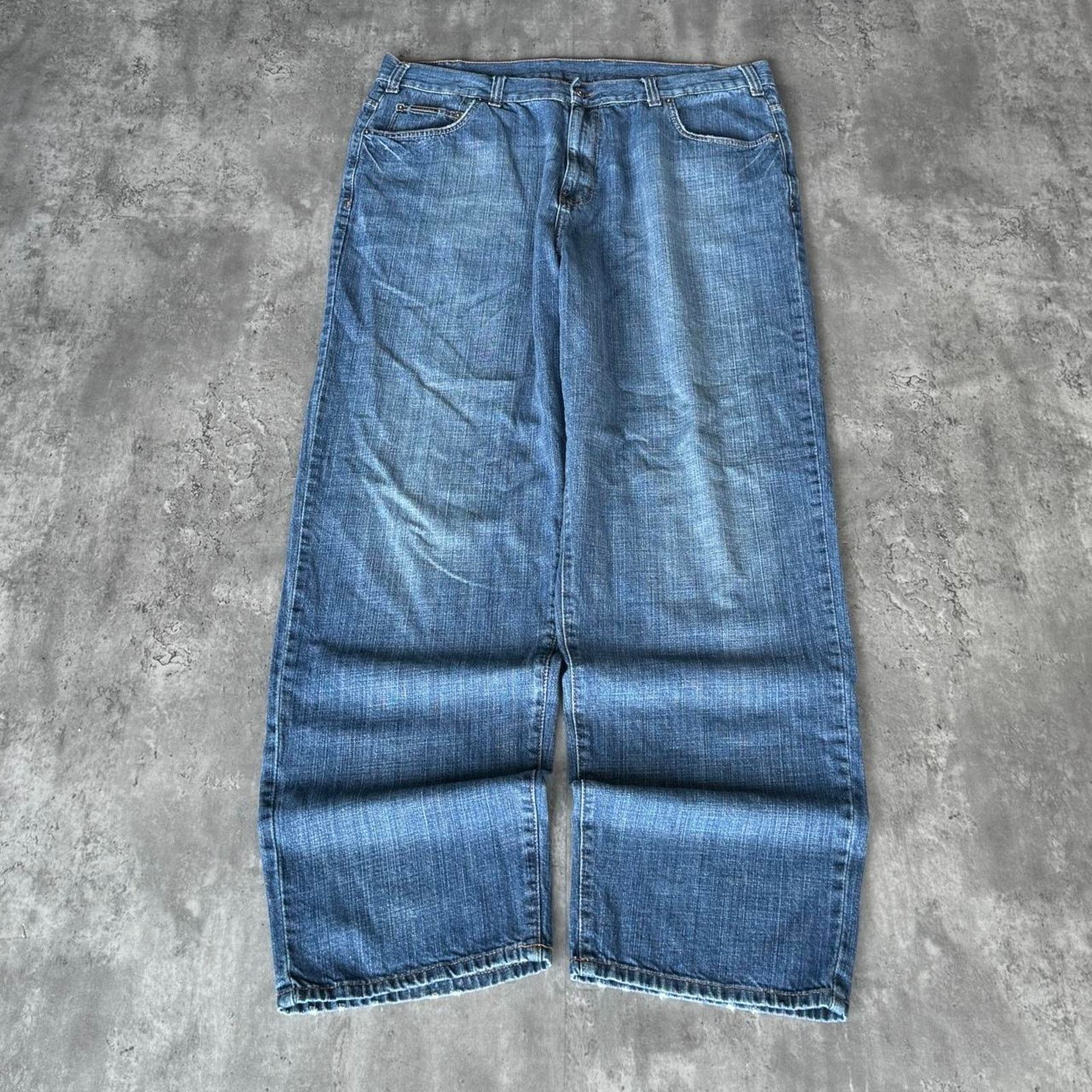 Calvin Klein × JNCO × Vintage Vintage Y2K Calvin Klein Baggy Grunge Essential Denim Jeans Size US 40 / EU 56 - 1 Thumbnail