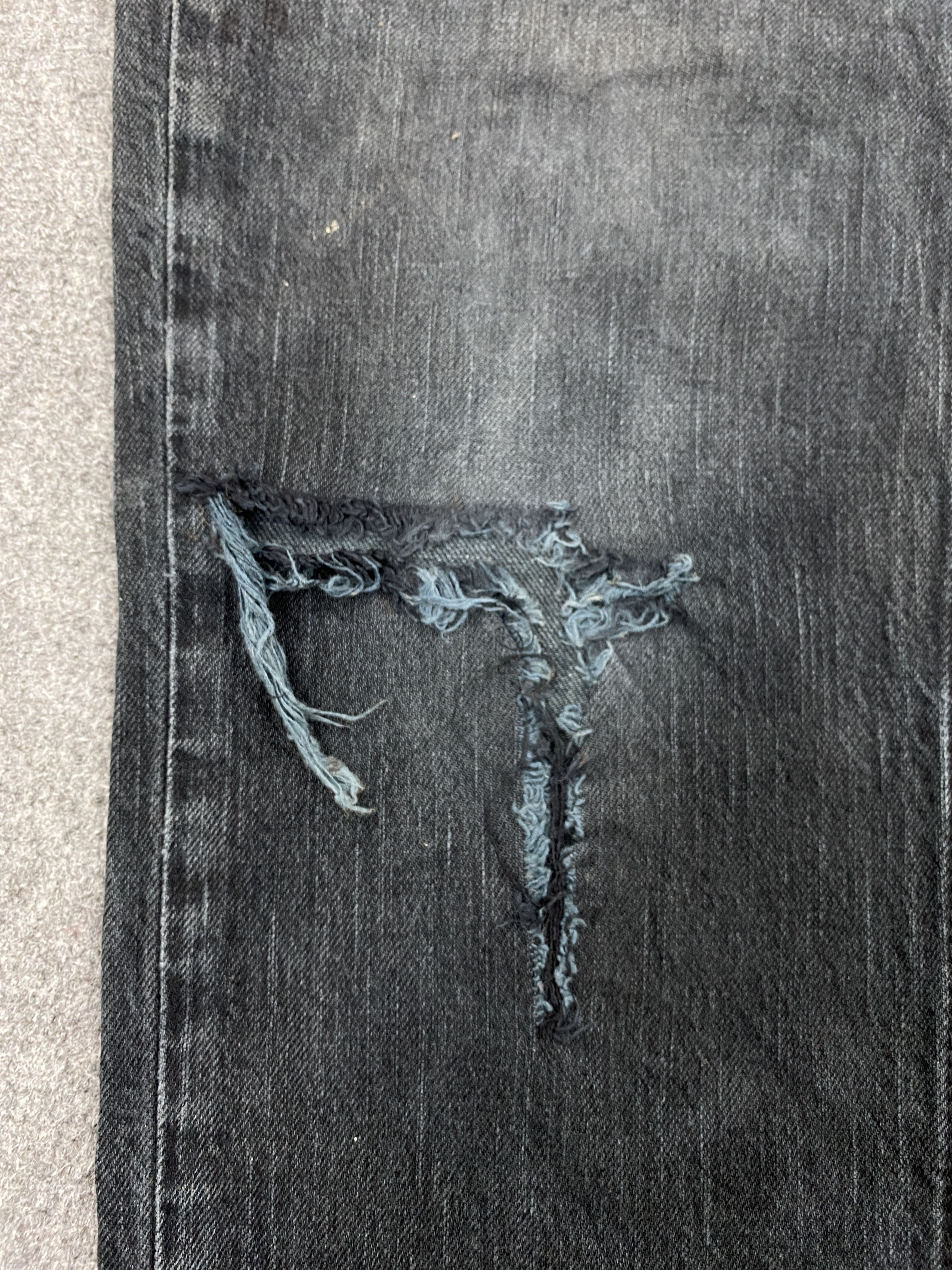 Levi's Vintage Levis 550 Faded Black Jeans 32x32 S0043 Size US 32 / EU 48 - 14 Thumbnail
