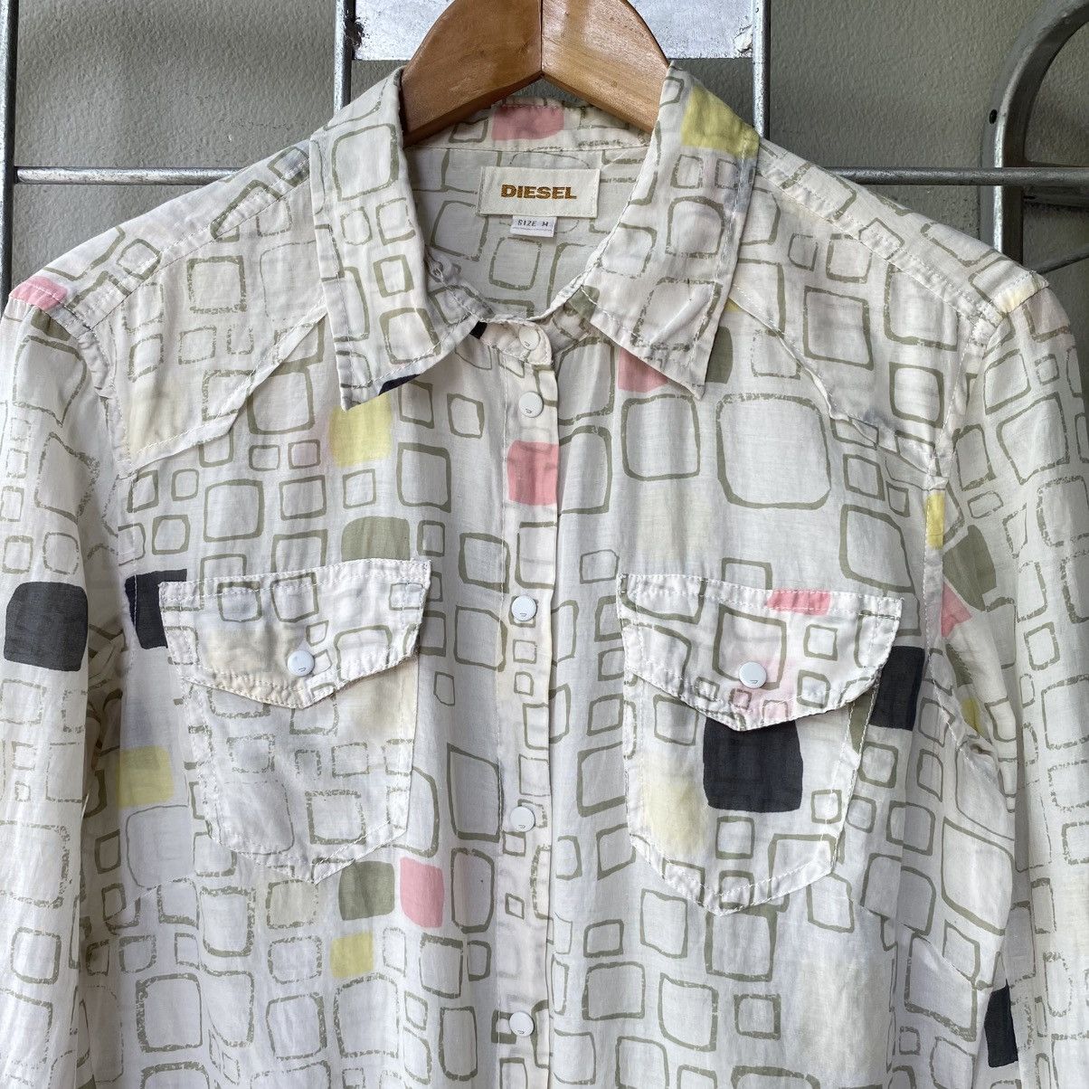 Diesel Diesel Abstract Multi-Frame Long Shirt Size M / US 6-8 / IT 42-44 - 6 Thumbnail