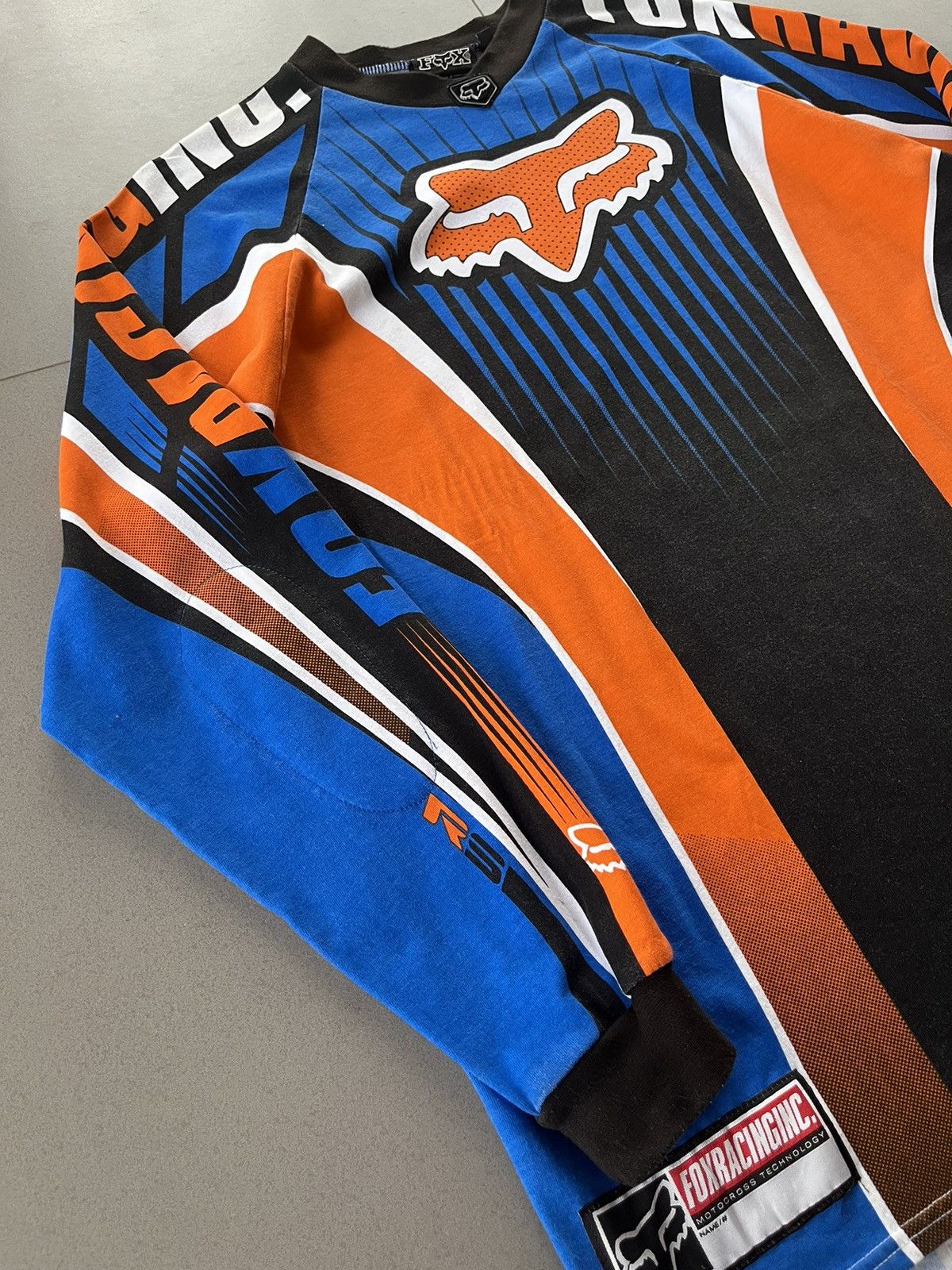 Fox Racing Vintage 90s Fox Racing Motocross Long Sleeve Size US M / EU 48-50 / 2 - 5 Thumbnail