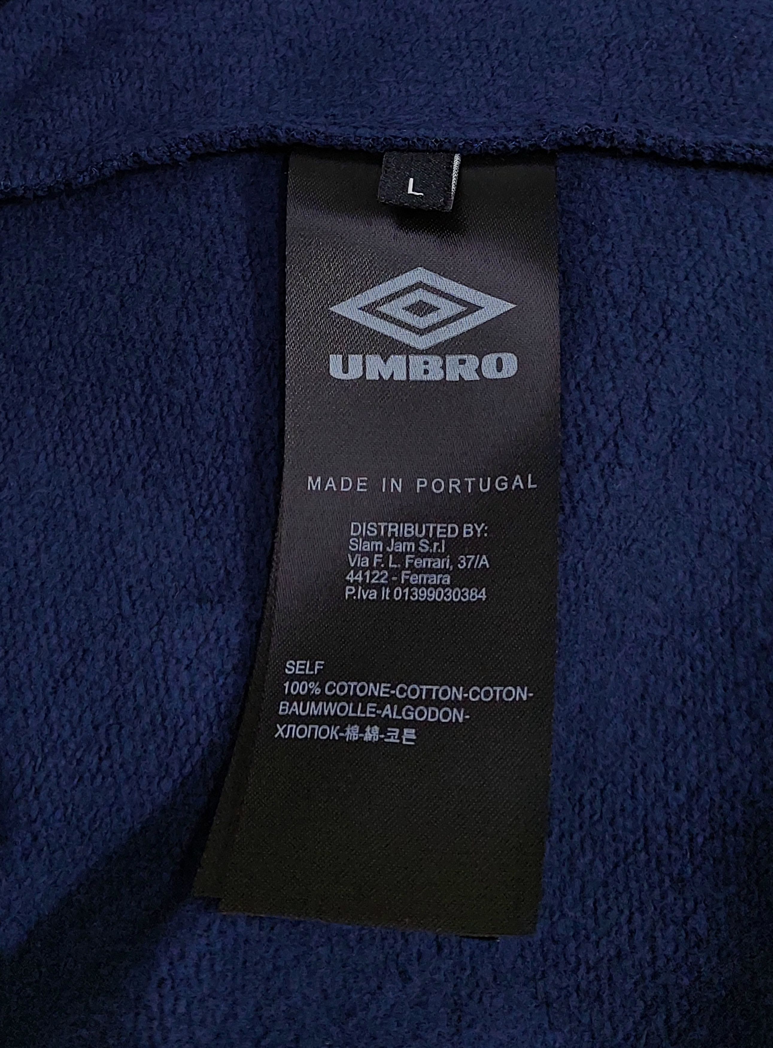 Umbro logo embroidered cotton hoodie - navy blue L Size US L / EU 52-54 / 3 - 3 Thumbnail