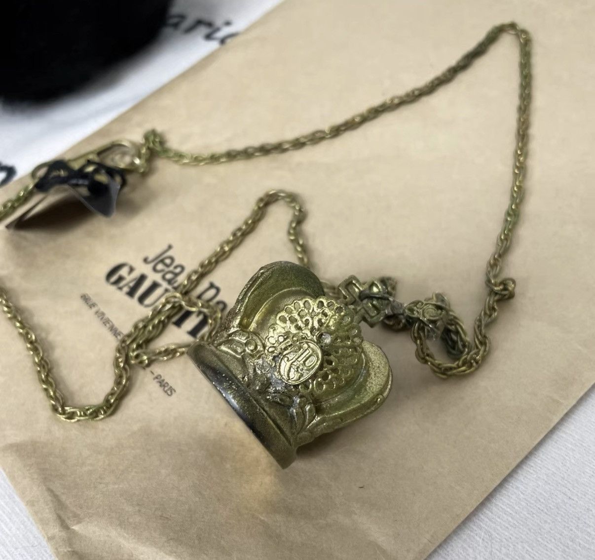 Jean Paul Gaultier Jean Paul Gaultier Crown Baroque Necklace J29 Size ONE SIZE - 7 Thumbnail