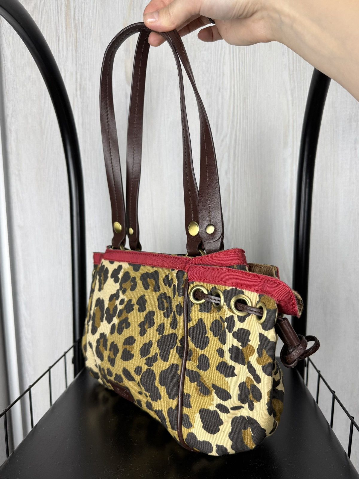 Moschino Moschino Cheap & Chic Leopard animal print handle bag Size ONE SIZE - 3 Thumbnail