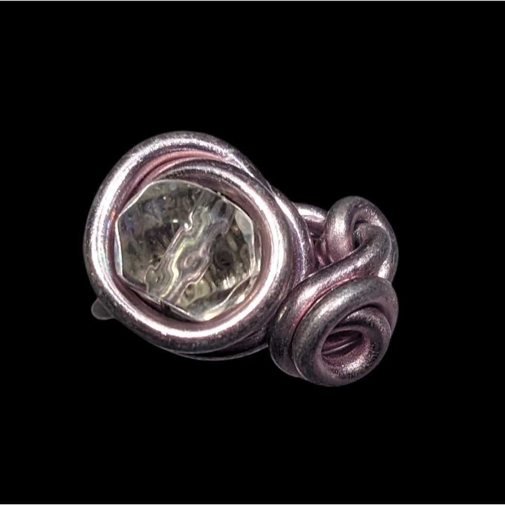 Other Handmade Abstract Pastel Pink Finished Aluminum Wire Wrapped Size ONE SIZE - 3 Thumbnail
