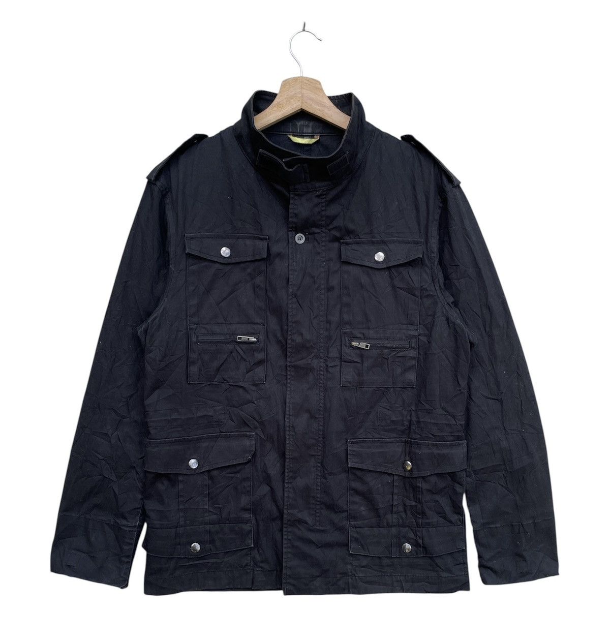 Takeo Kikuchi 🔥Accept Binding Offer🔥 Takeo Kikuchi Black Military Jacket Size US M / EU 48-50 / 2 - 1 Thumbnail