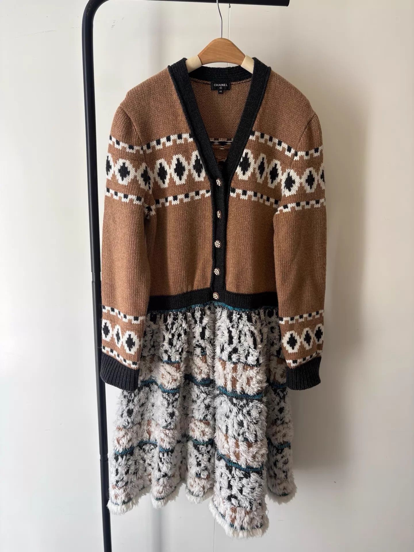 Chanel Chanel Snow Cashmere Knit Dress Deadstock 42 EU Size M / US 6-8 / IT 42-44 - 1 Thumbnail