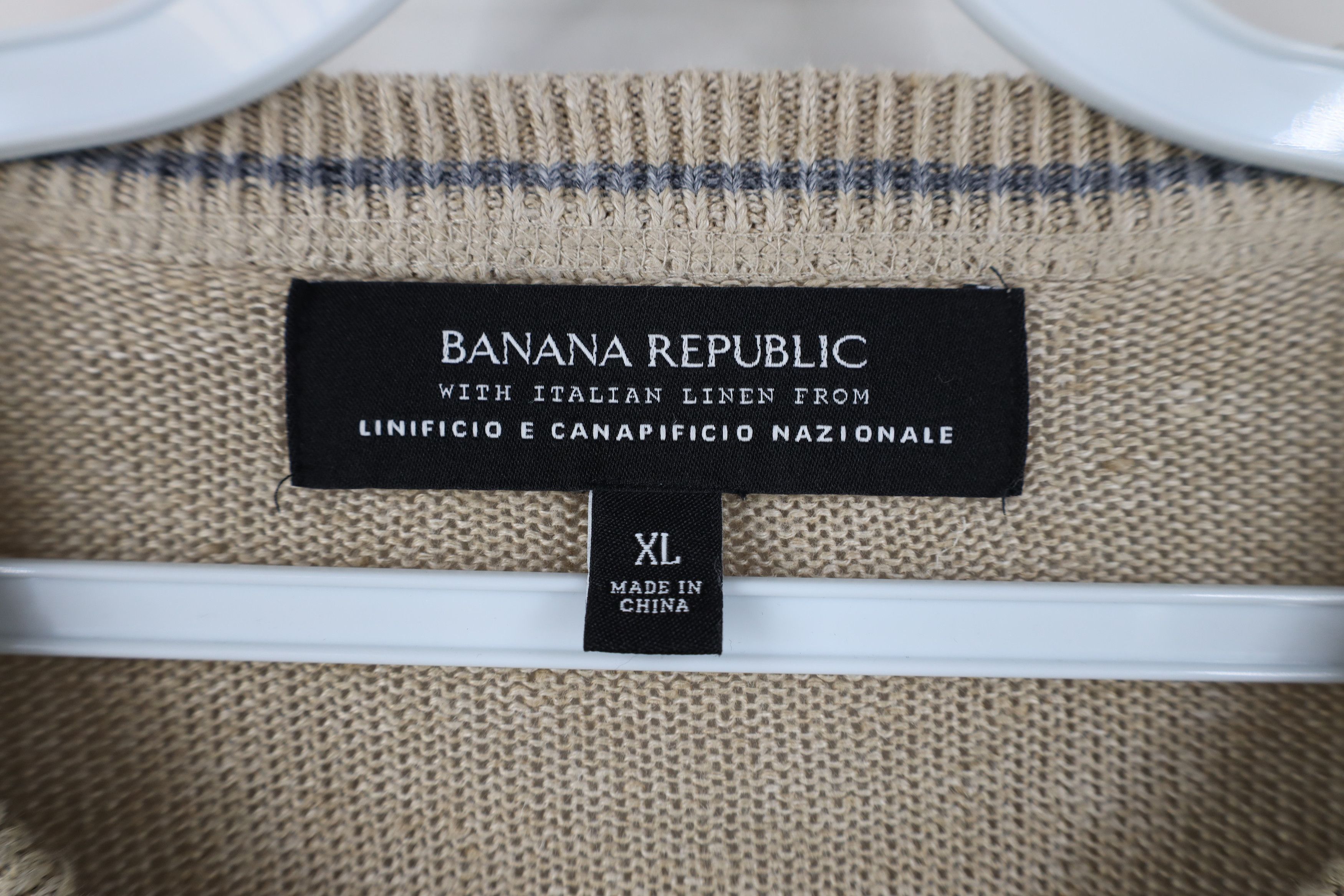 Banana Republic Banana Republic E Canapificio Nazionale Knit Sweater Size US XL / EU 56 / 4 - 5 Thumbnail