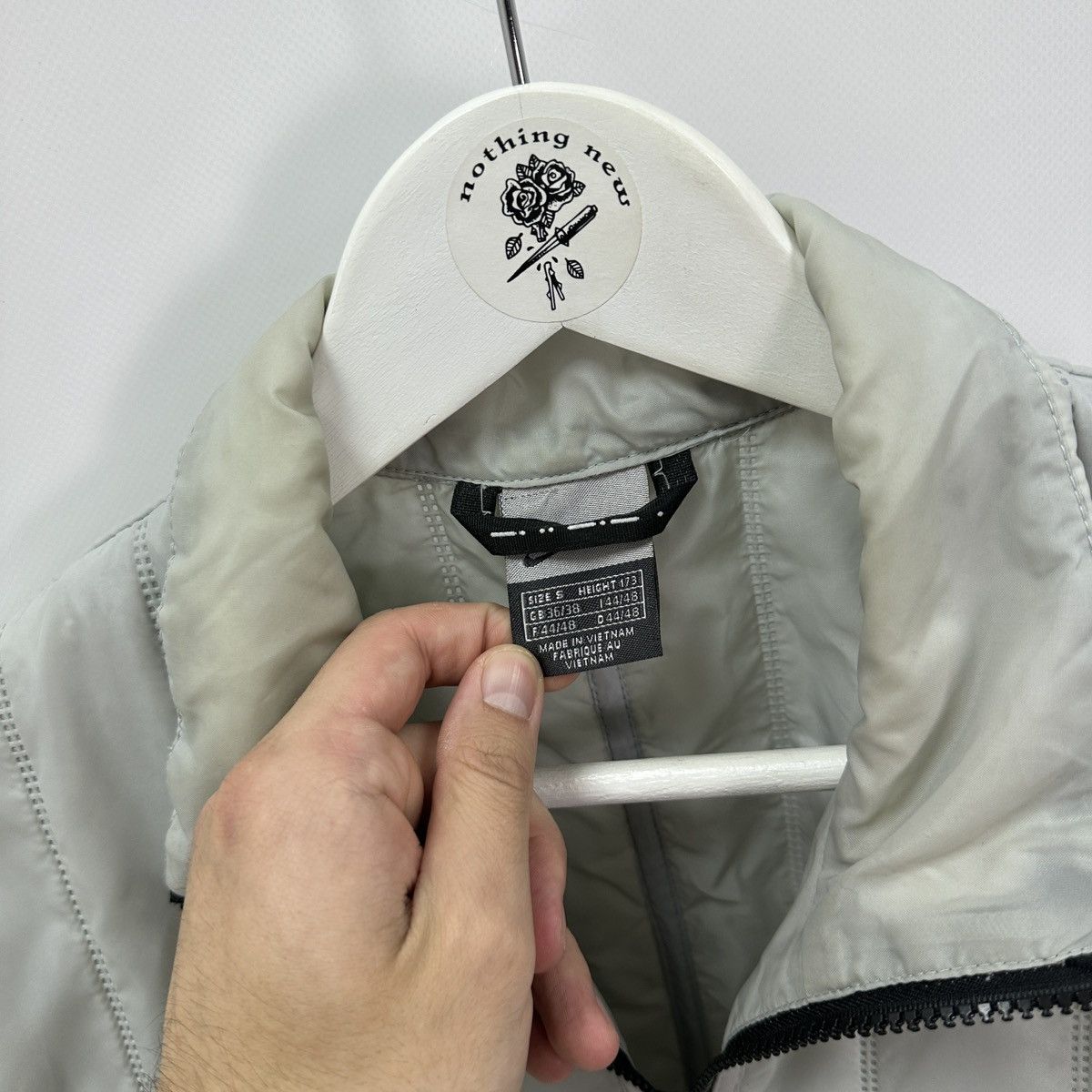 Vintage Vintage 90s Nike light Puffer jacket y2k og hype windbreaker Size US M / EU 48-50 / 2 - 7 Thumbnail