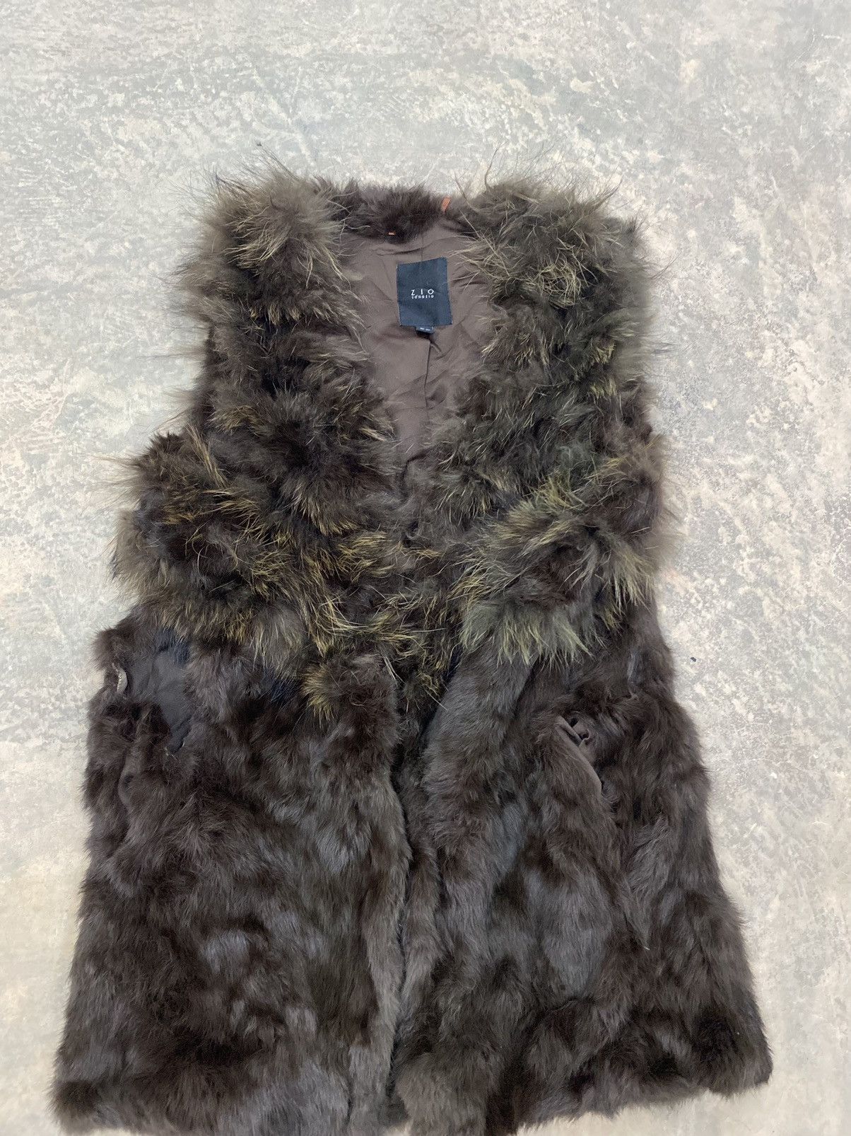 Japanese Brand FUR VEST JAPAN VINTAGE 90s Size L / US 10 / IT 46 - 2 Thumbnail