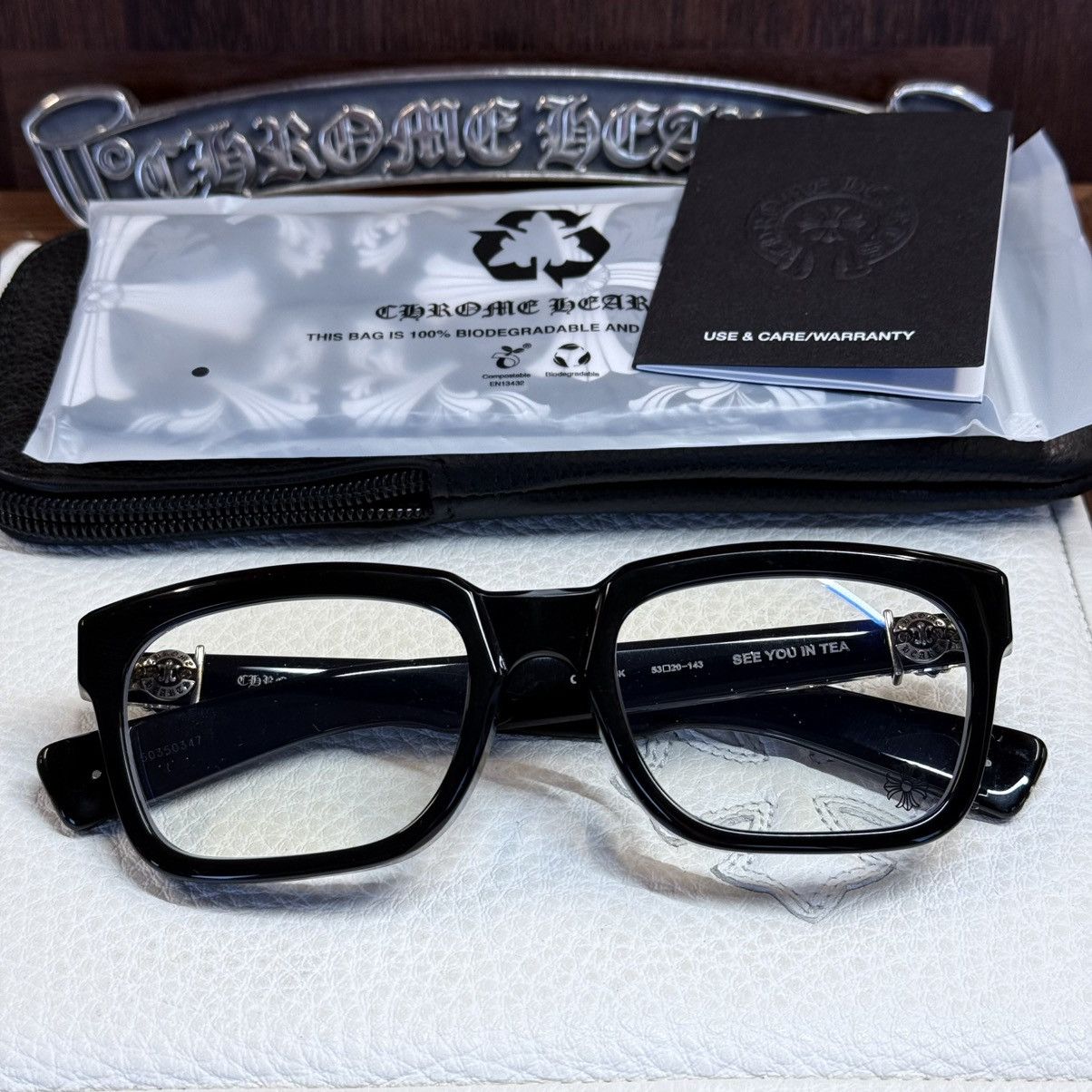 Chrome Hearts Chrome Hearts SEE YOU IN TEA Glasses Size ONE SIZE - 12 Thumbnail