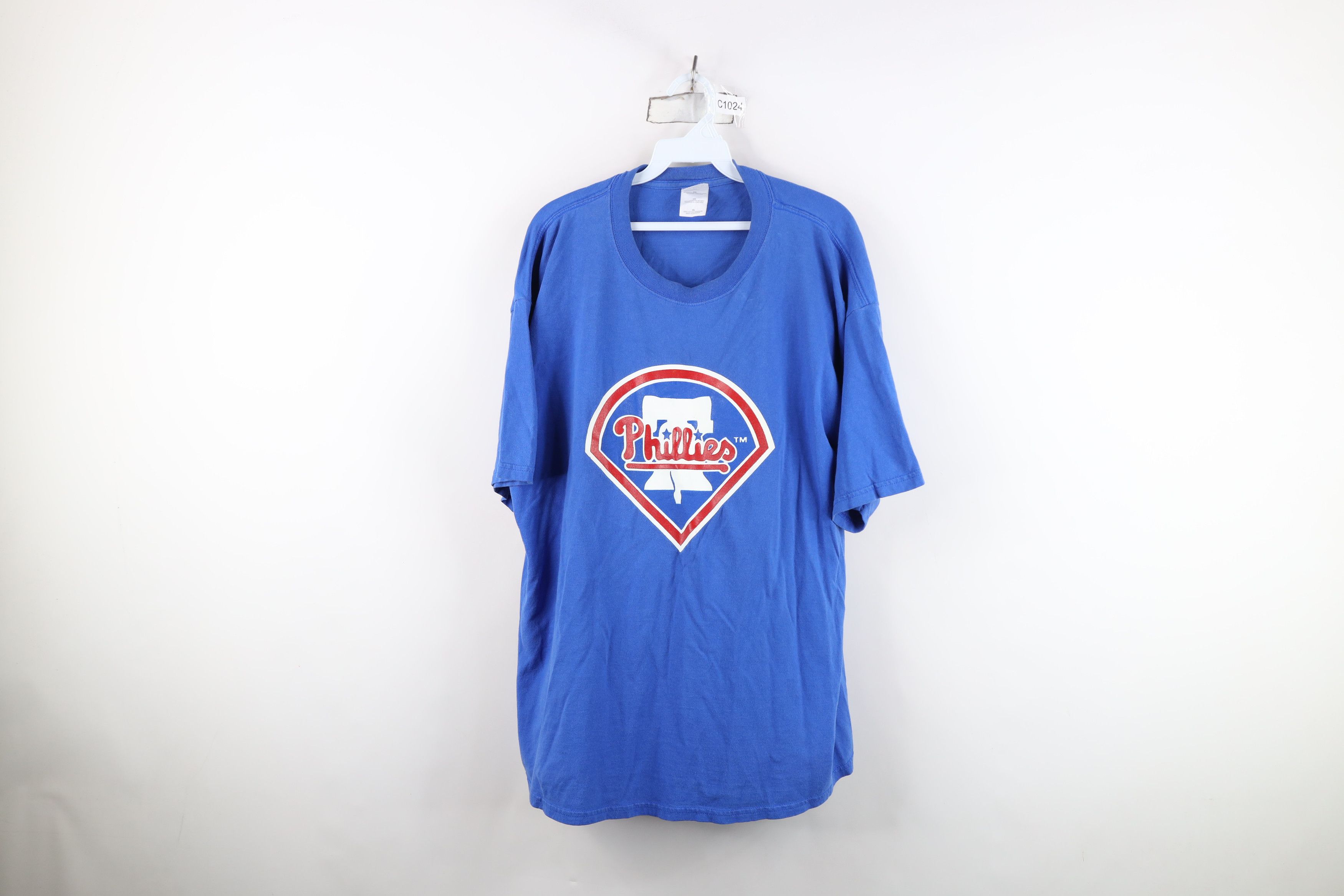 Vintage Vintage 90s Philadelphia Baseball Short Sleeve T-Shirt Size US XL / EU 56 / 4 - 1 Thumbnail