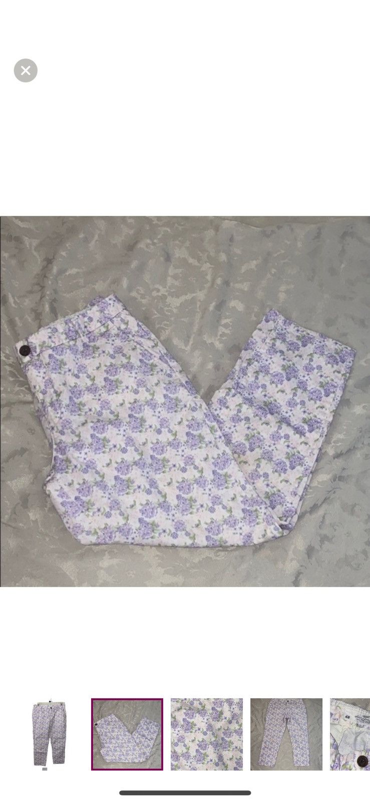 H&M LOGG by h&m floral pants size 12 Size 34" / US 12 / IT 48 - 6 Thumbnail