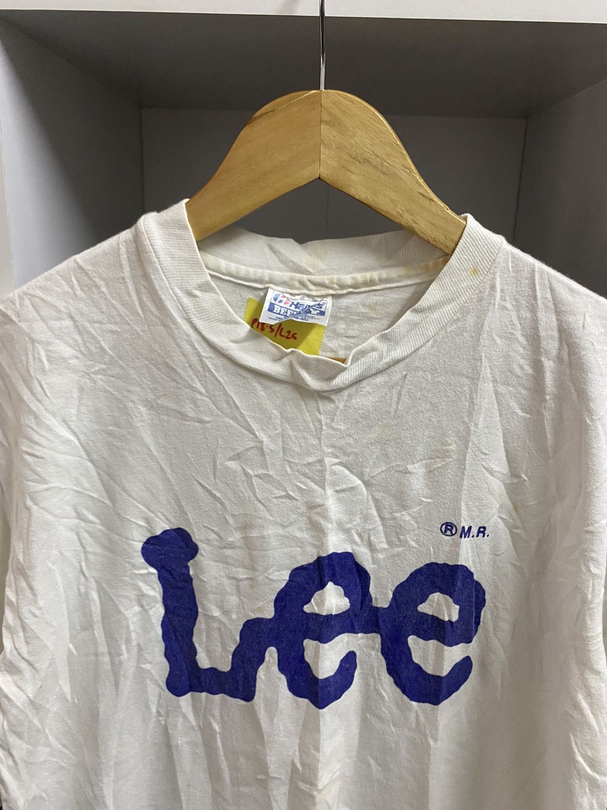 Hanes × Lee × Vintage Vintage Tshirt Lee 80s Size US M / EU 48-50 / 2 - 2 Thumbnail
