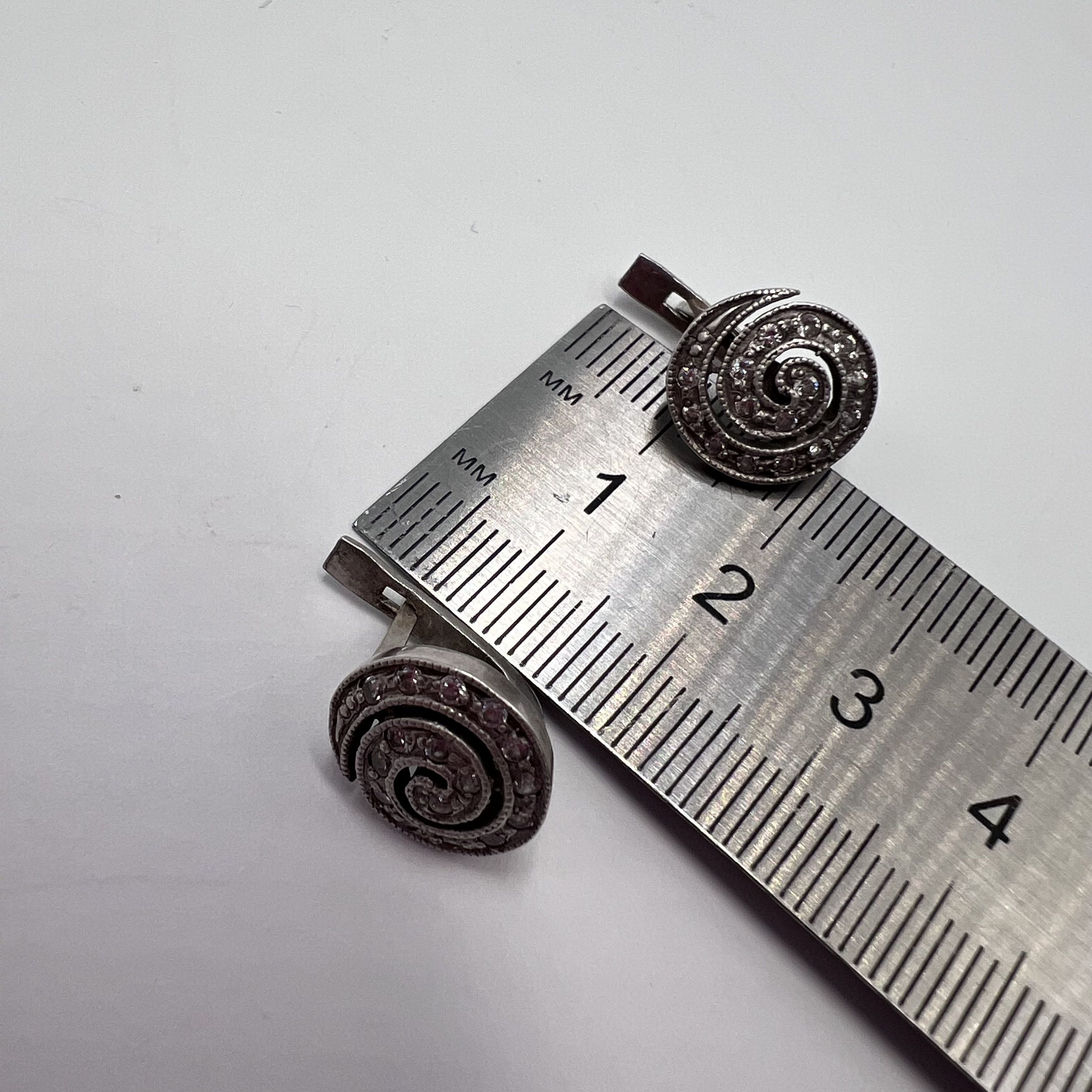 Other Vintage Pair Of Stud Earrings Sterling Silver 5.11gr Size ONE SIZE - 9 Thumbnail