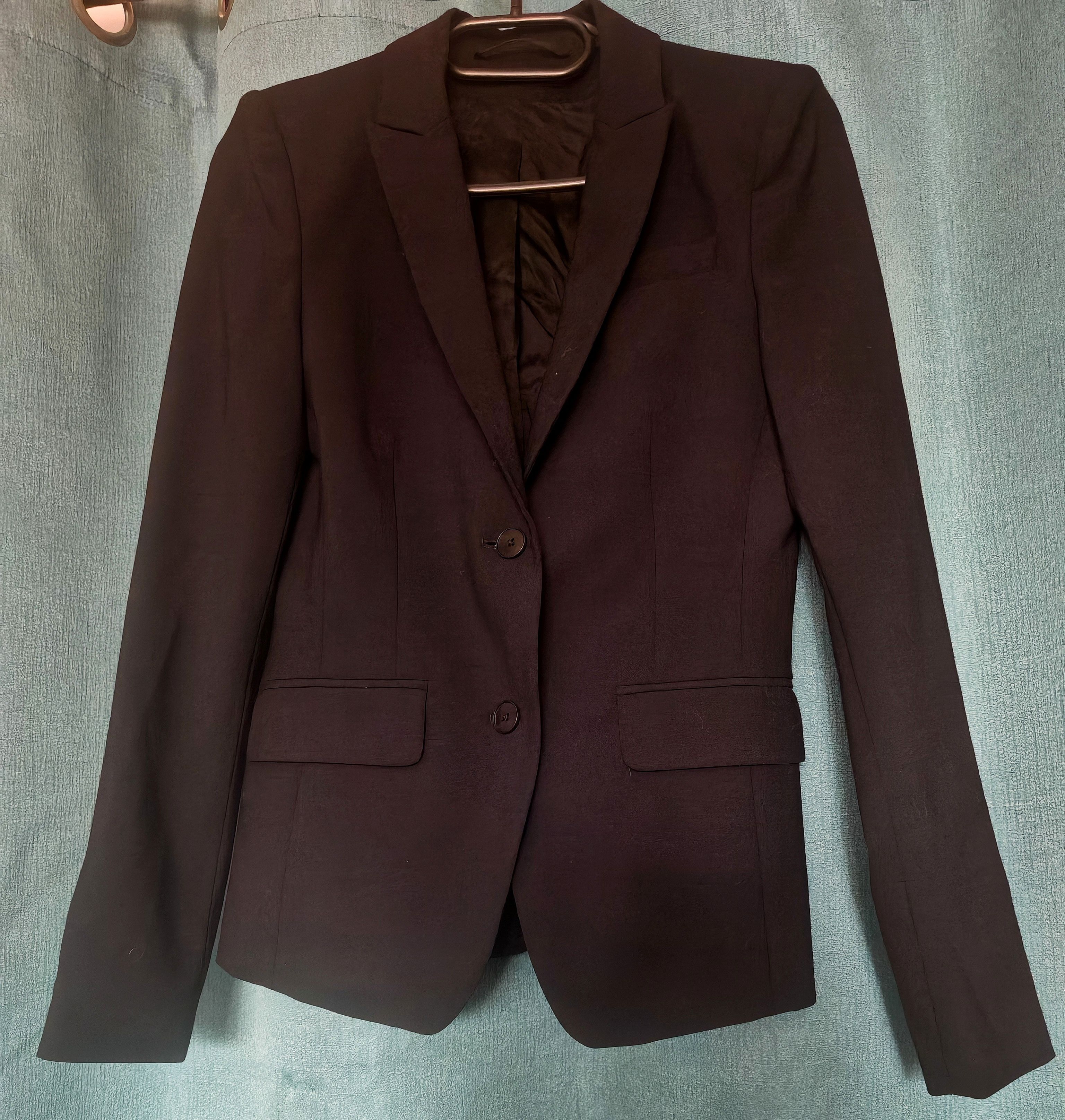 DRYKORN DRYKORN Tailored Virgin Wool Black Blazer Jacket Corpcore XS Size XS / US 0-2 / IT 36-38 - 1 Thumbnail