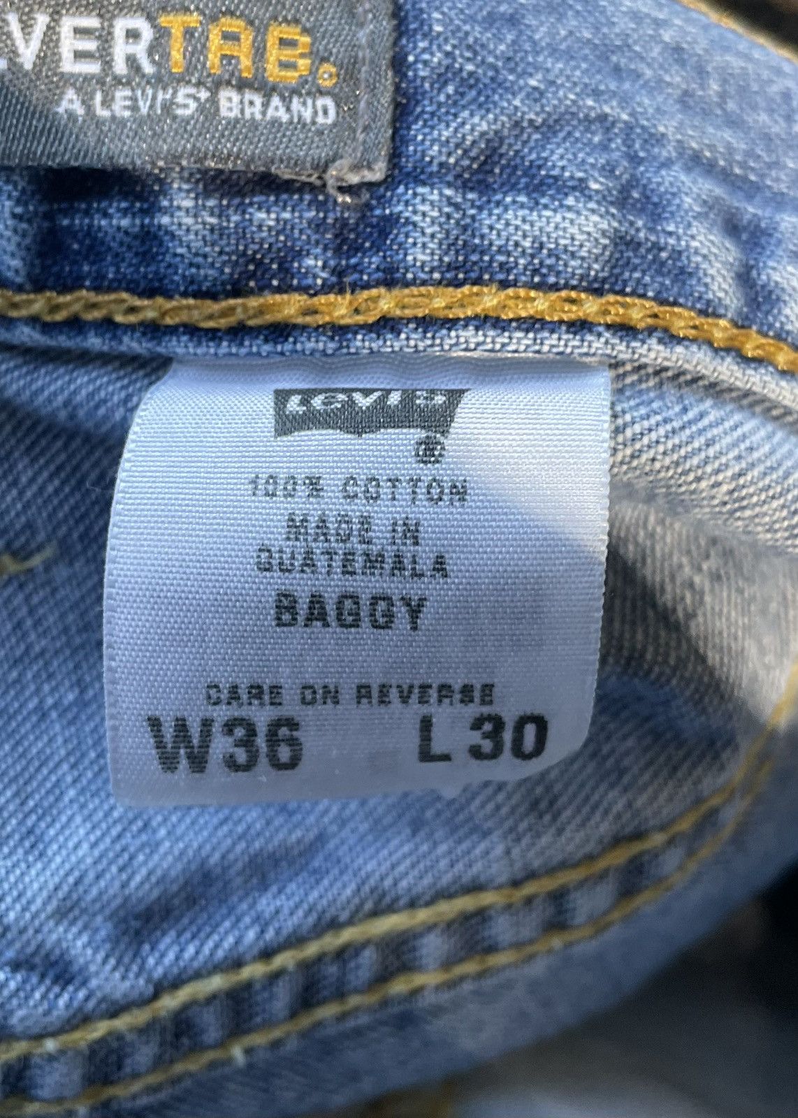 Levi's Vintage Clothing Vintage Y2K Levi's Silver Tab Wide-Leg Jeans Size US 36 / EU 52 - 5 Thumbnail