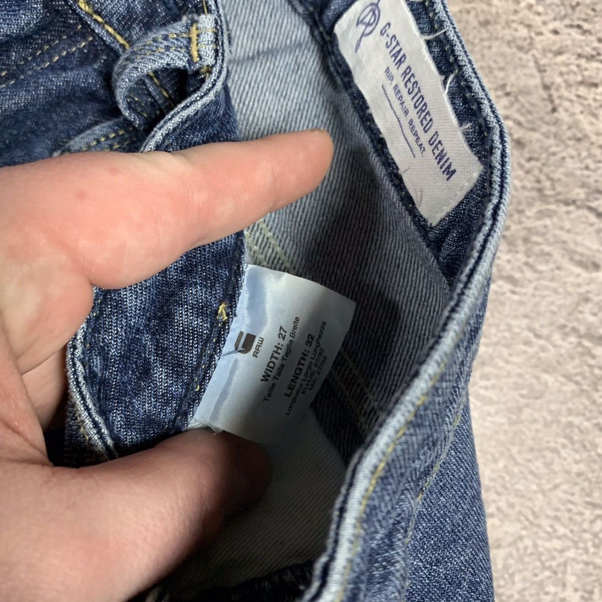 Vintage Vintage 90s Diesel Distressed Flared Low Rise Jeans Grunge 2 Size 27" / US 4 / IT 40 - 6 Thumbnail