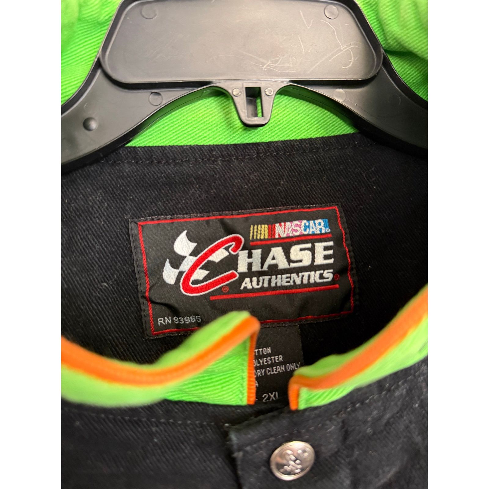 Chase Authentics Vintage Go Daddy NASCAR Chase Racing Jacket Sz 2XL GS Size US XXL / EU 58 / 5 - 4 Thumbnail