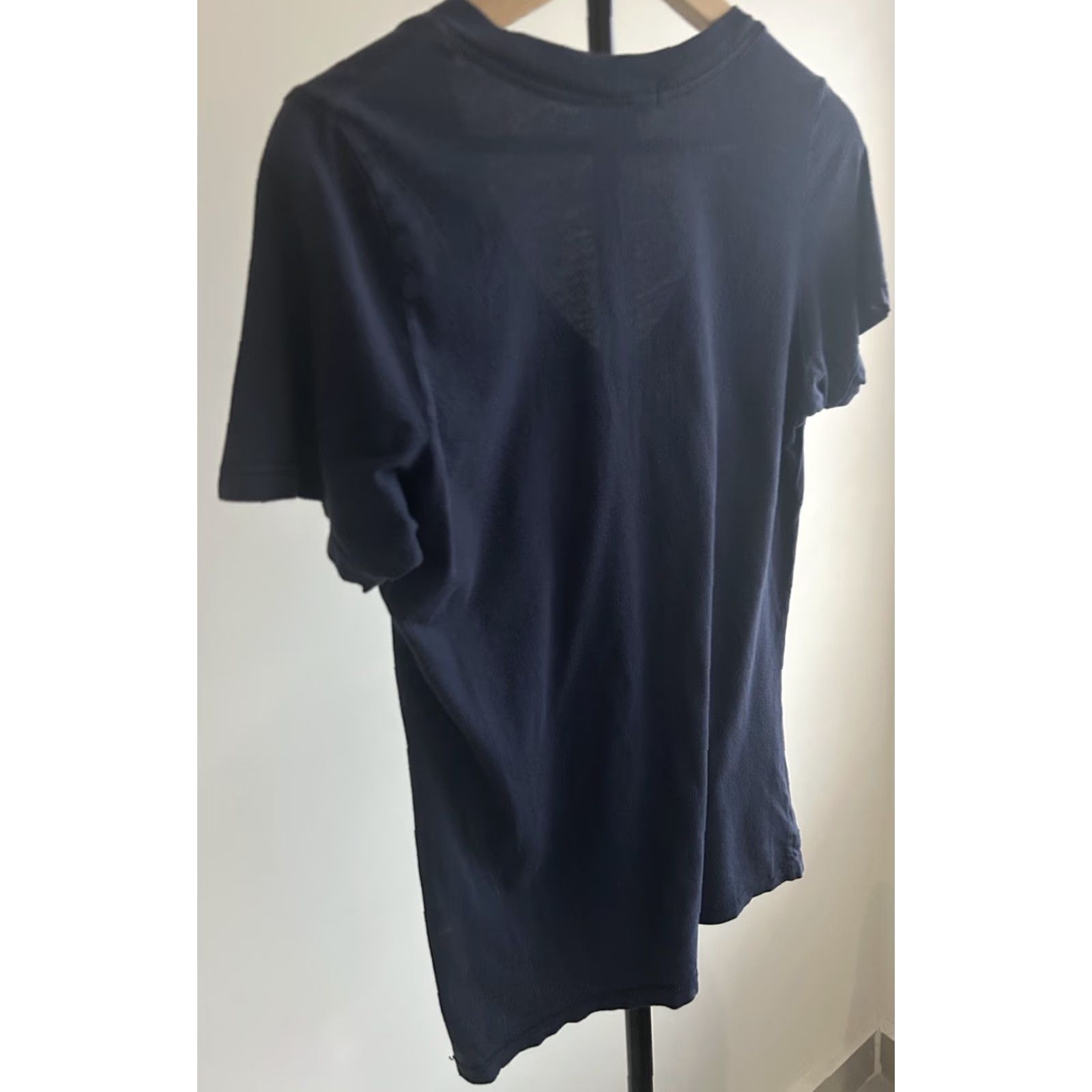 Vintage I Love H81 Left My Heart In London Blue Graphic Print V-Neck Shirt M Women Size M / US 6-8 / IT 42-44 - 4 Thumbnail