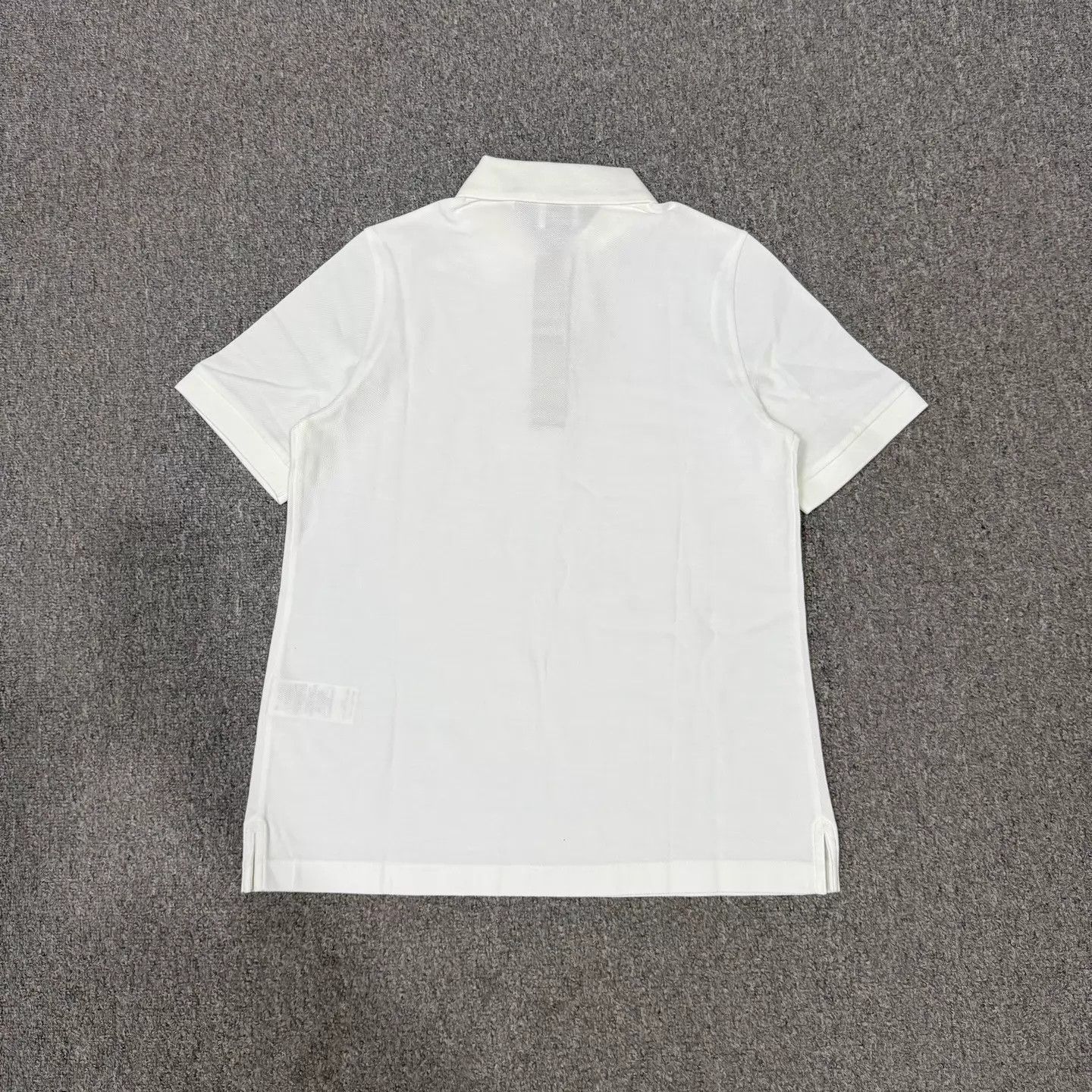 Burberry Burberry White Collar Check Short Sleeve Polo Shirt M Size M / US 6-8 / IT 42-44 - 2 Thumbnail