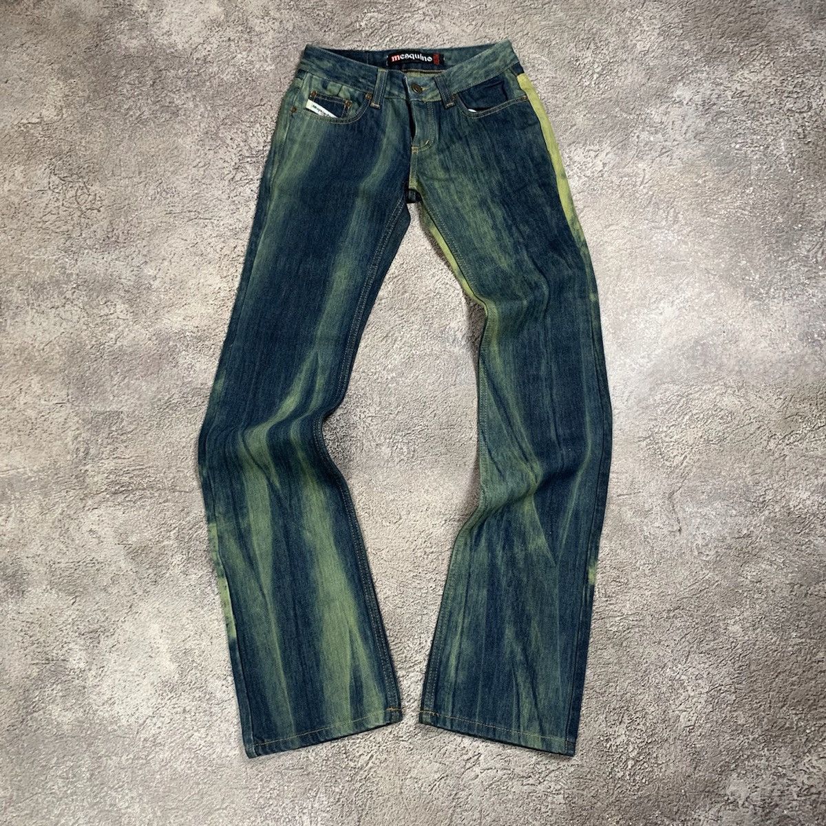 image of Vintage Faded Jeans Japan Distressed Denim Spring Pants 90S, Women's (Size 26)